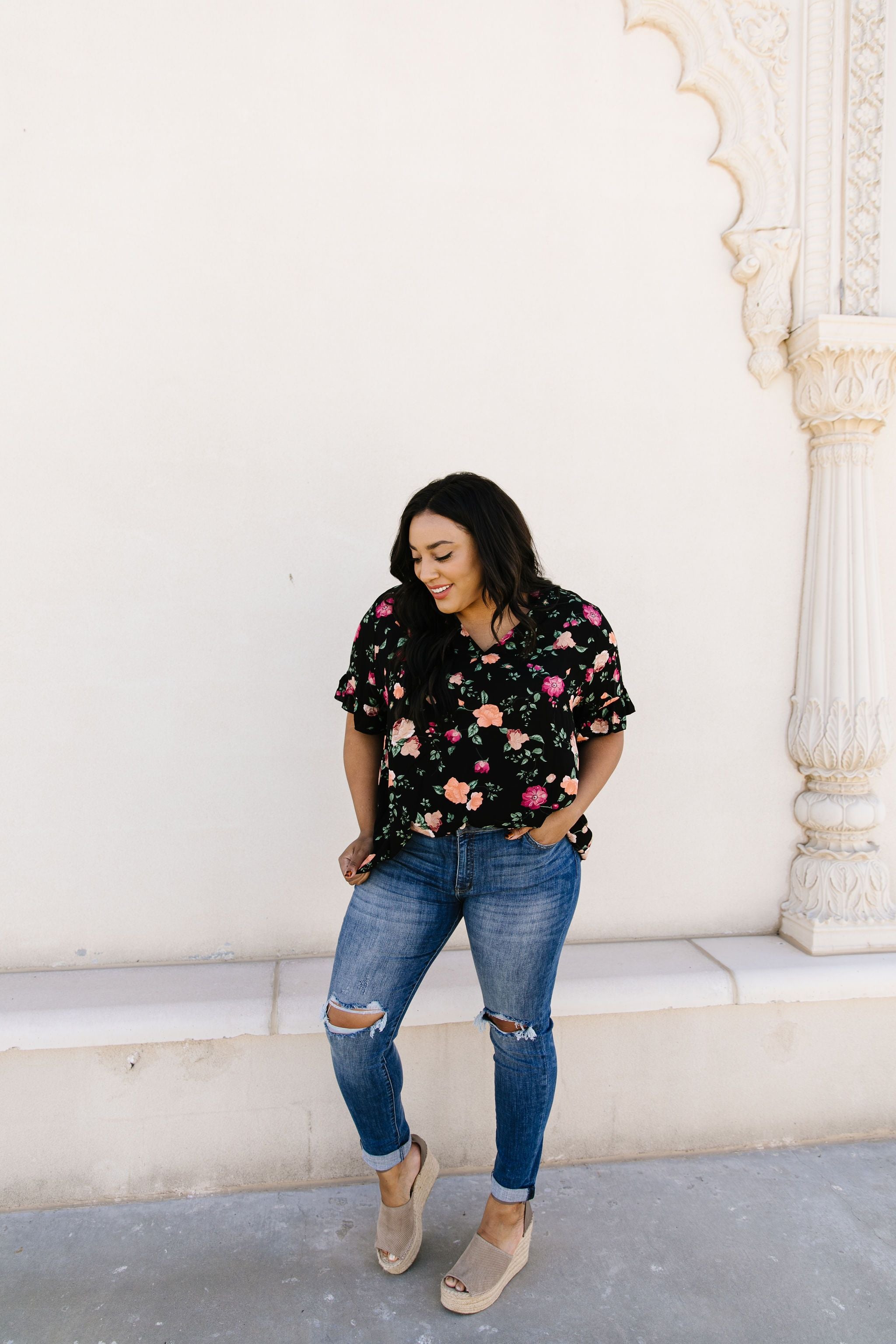 Nighttime Blooms Blouse