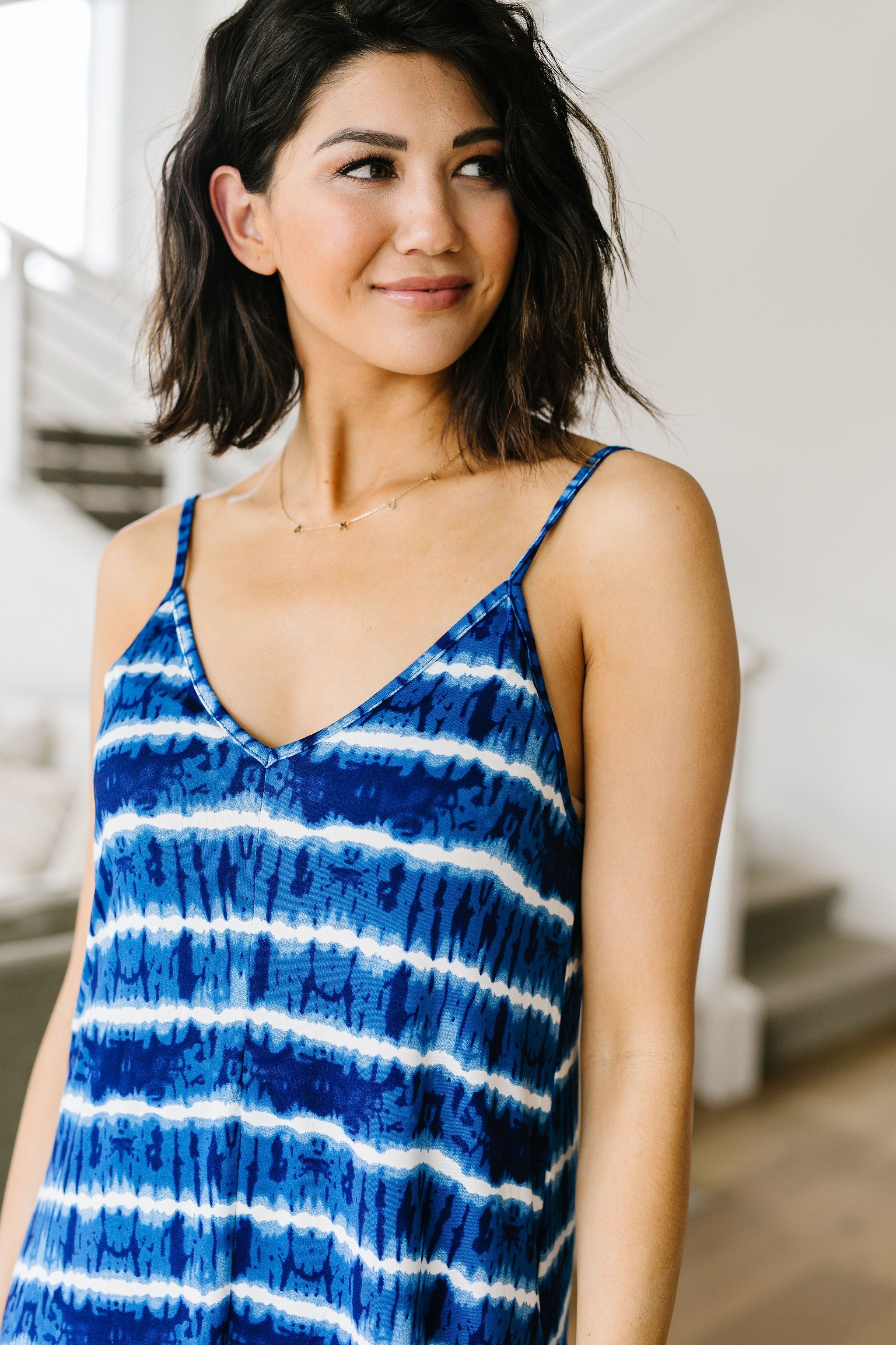 Ocean Tides Tie Dye Maxi Dress