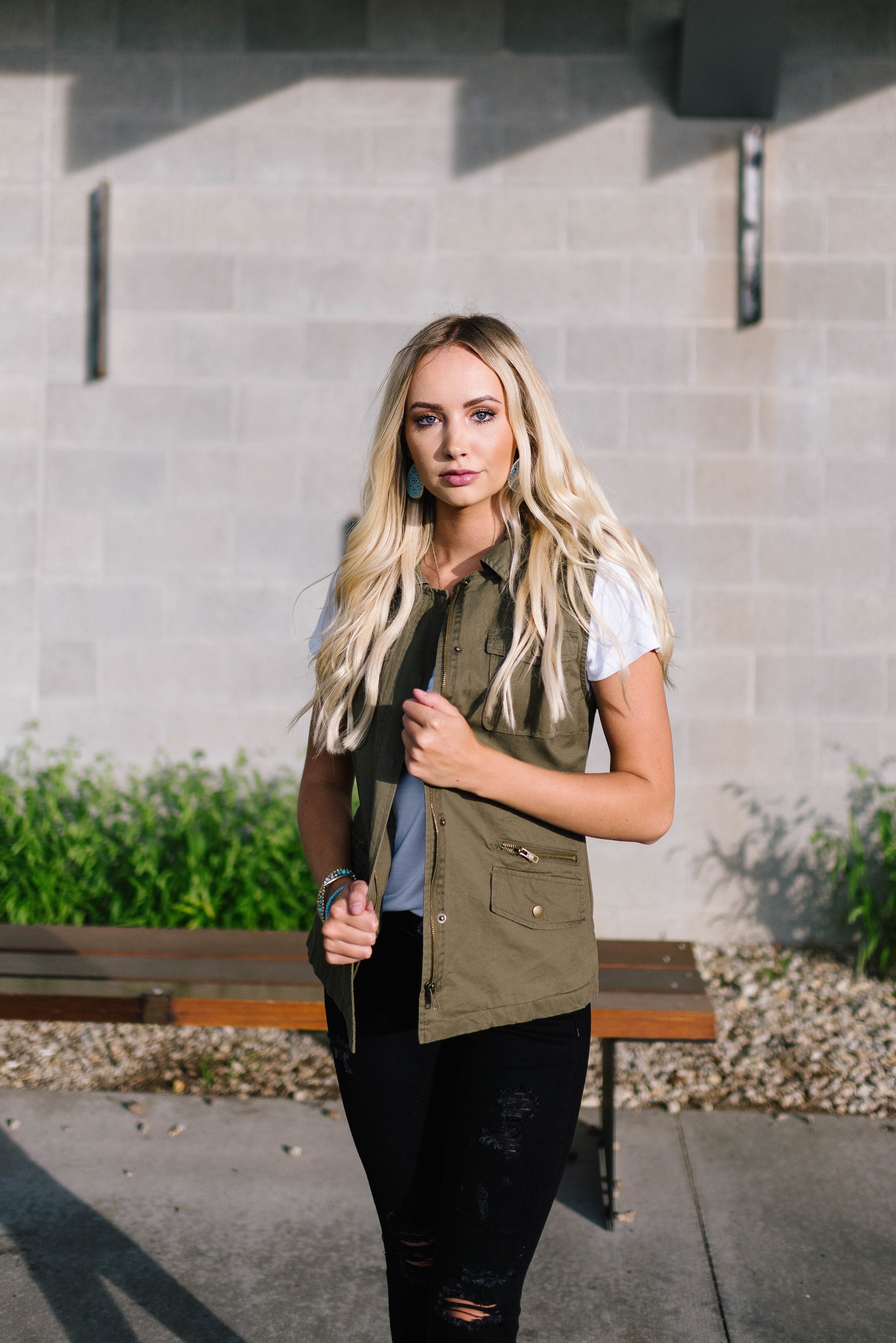 Olive Camp Vest