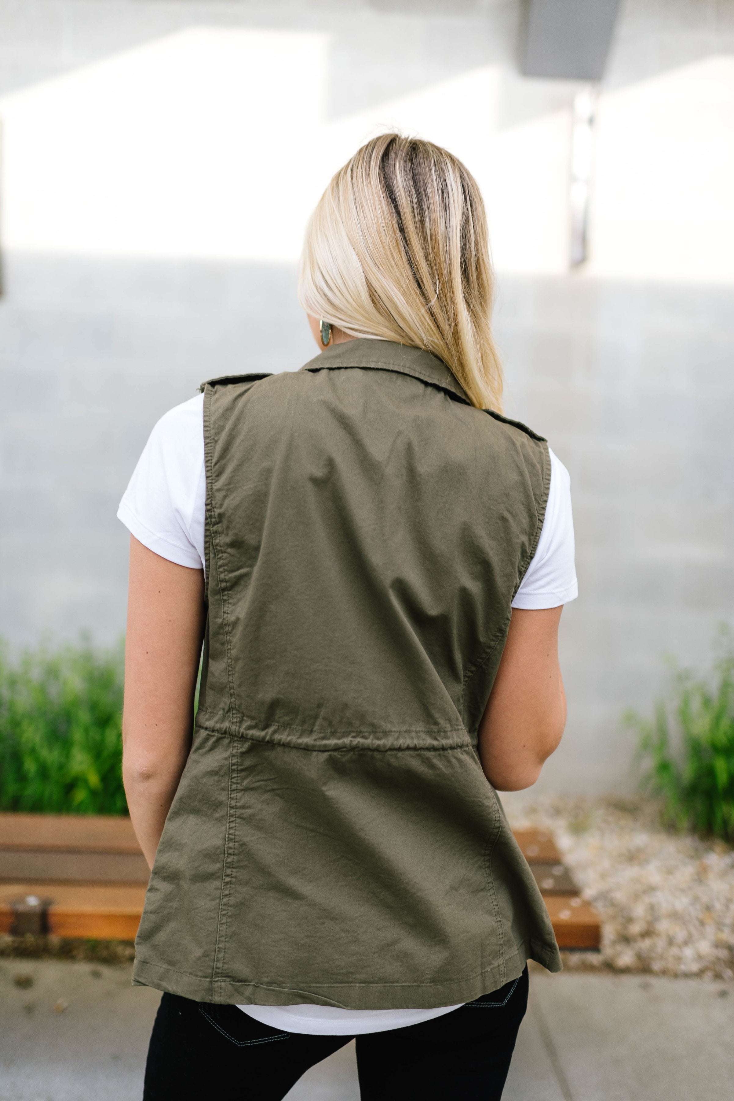 Olive Camp Vest