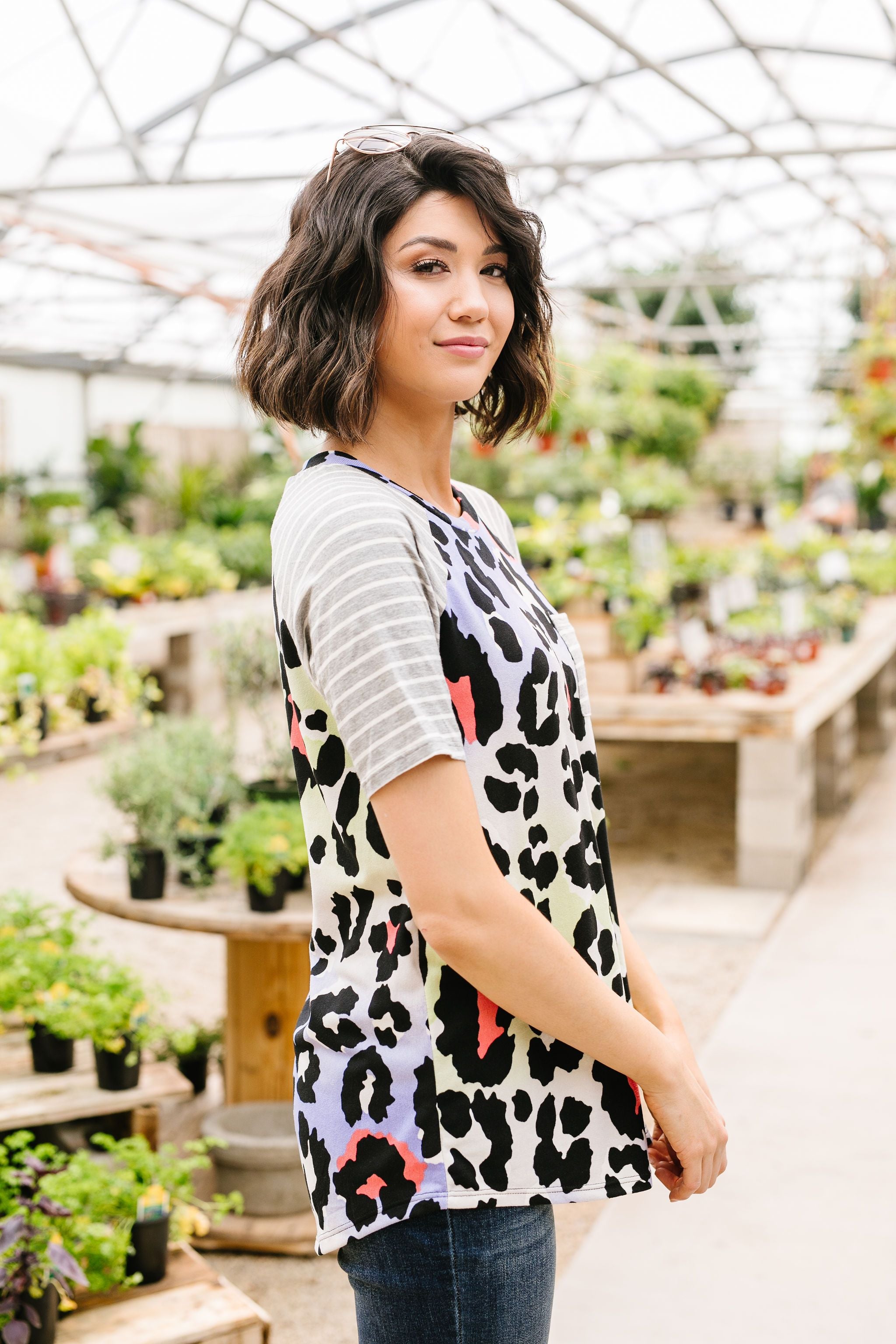 Pastel Spots & Stripes Top