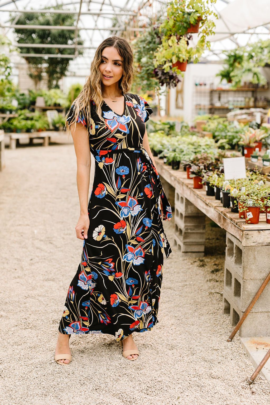 Patriotic Flower Garden Maxi