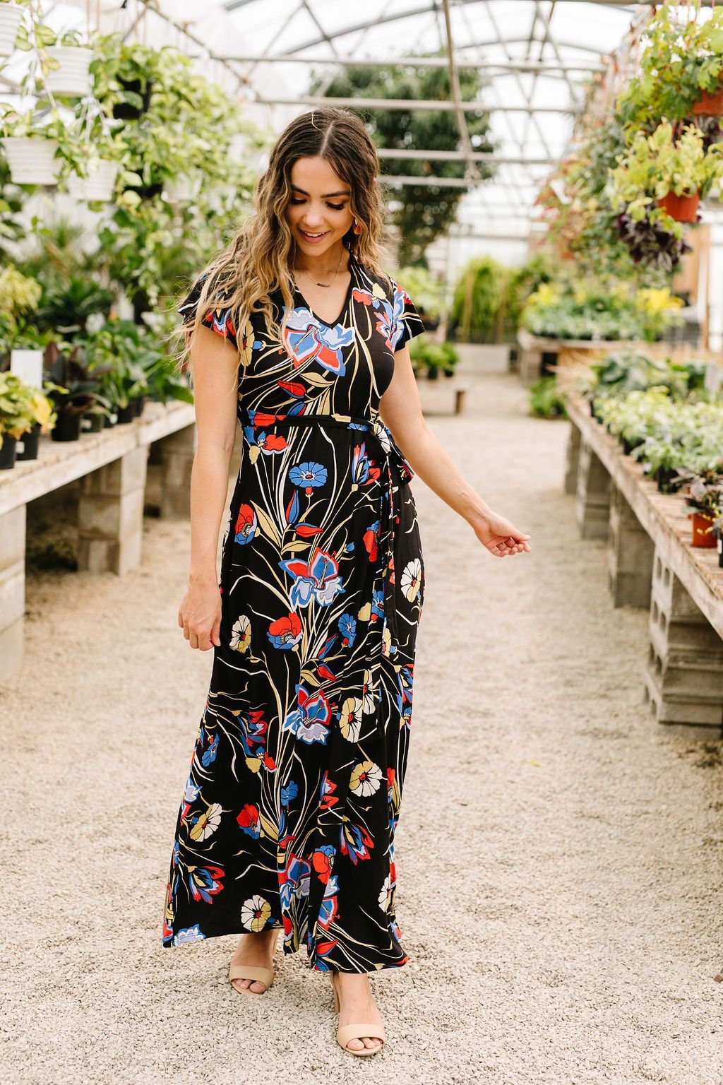 Patriotic Flower Garden Maxi