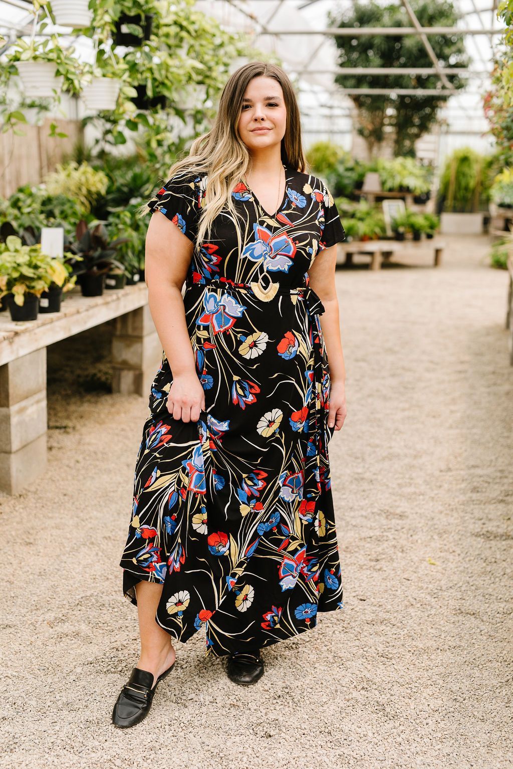 Patriotic Flower Garden Maxi