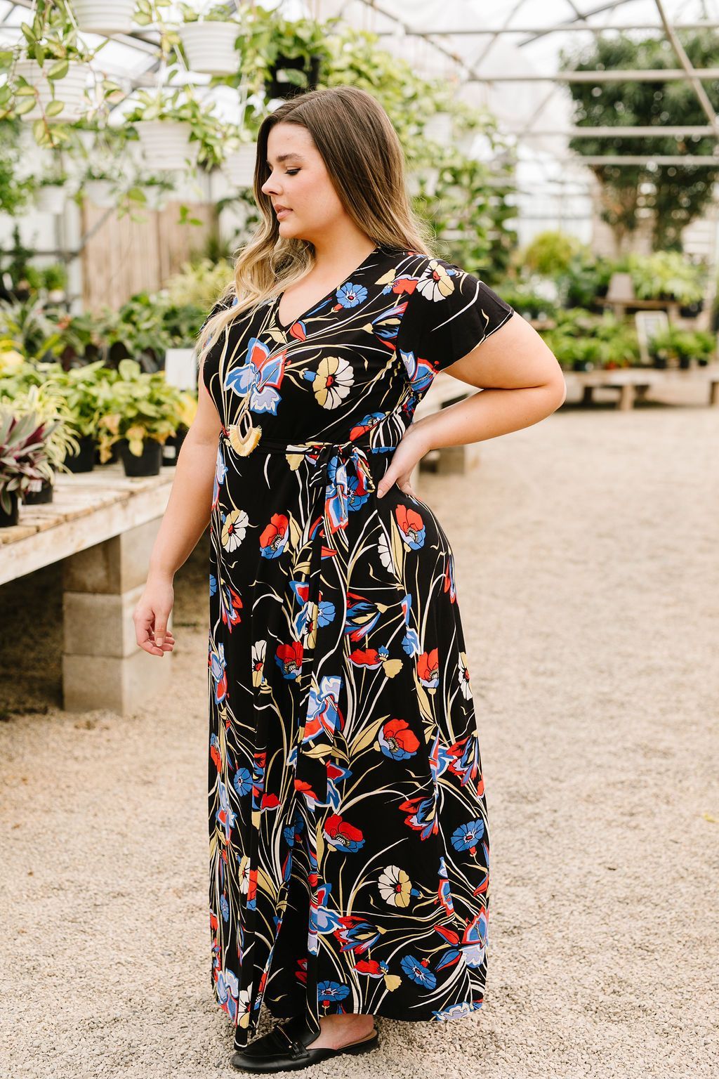 Patriotic Flower Garden Maxi