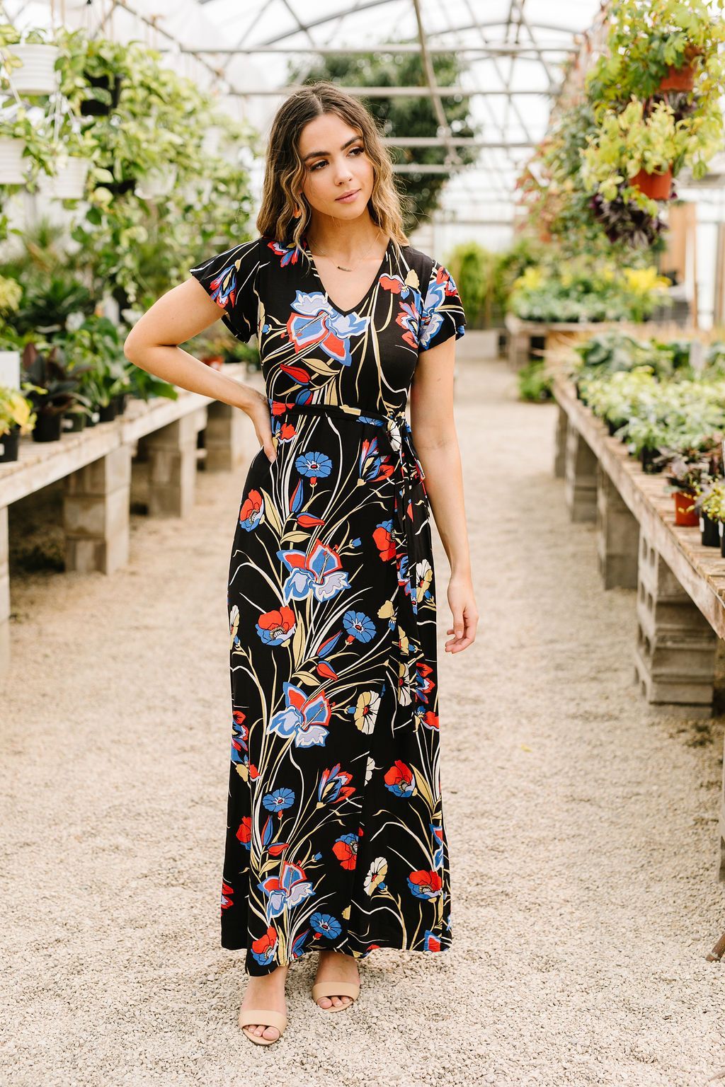 Patriotic Flower Garden Maxi