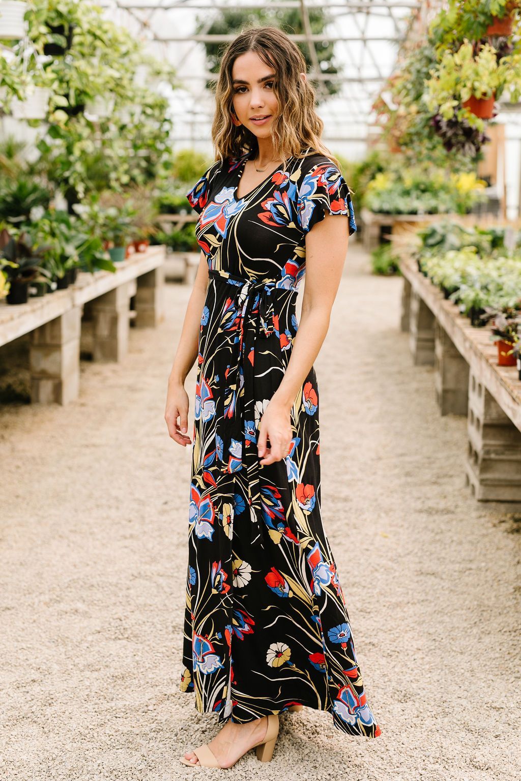 Patriotic Flower Garden Maxi