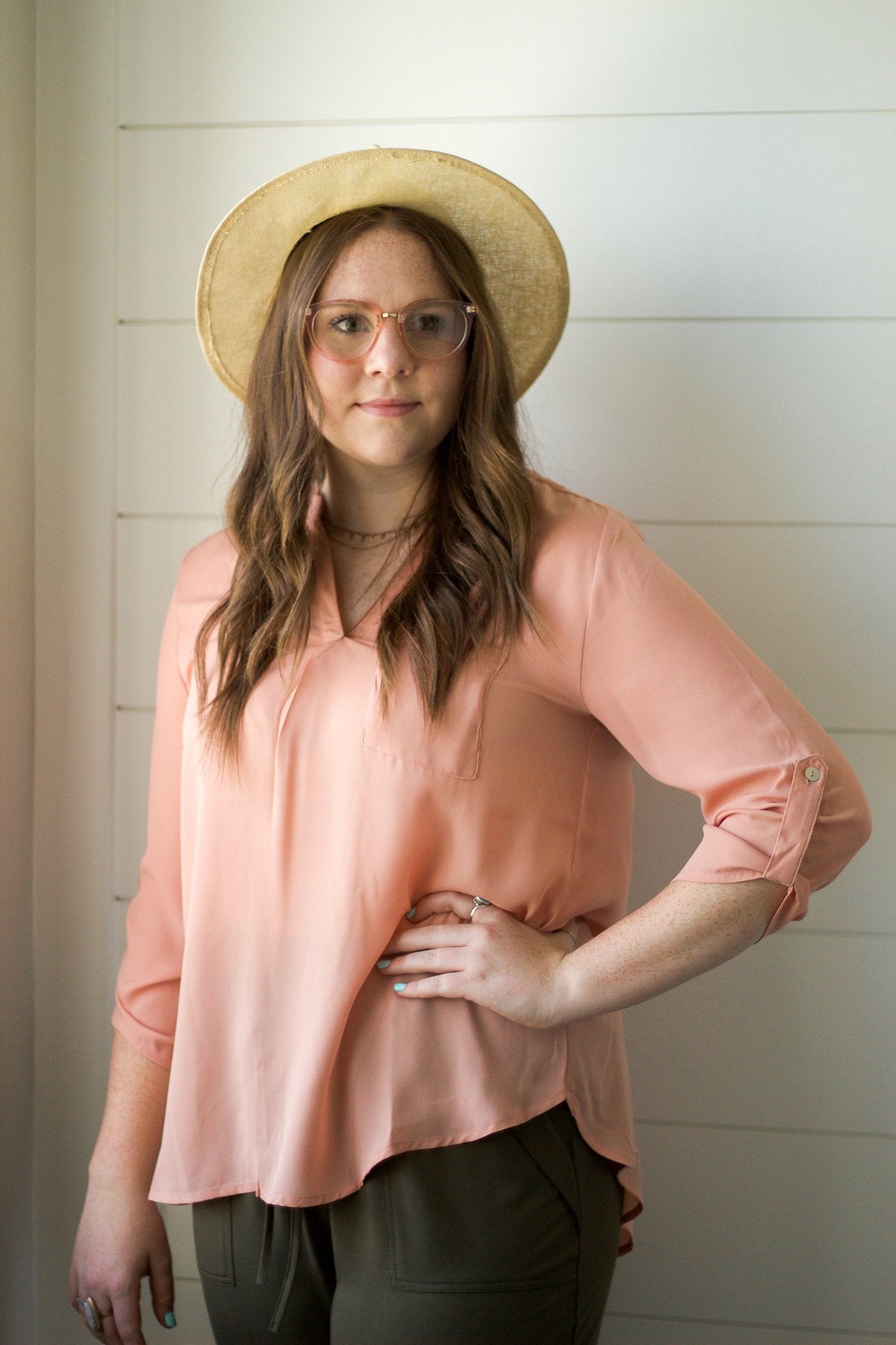 Peach Blossom Blouse