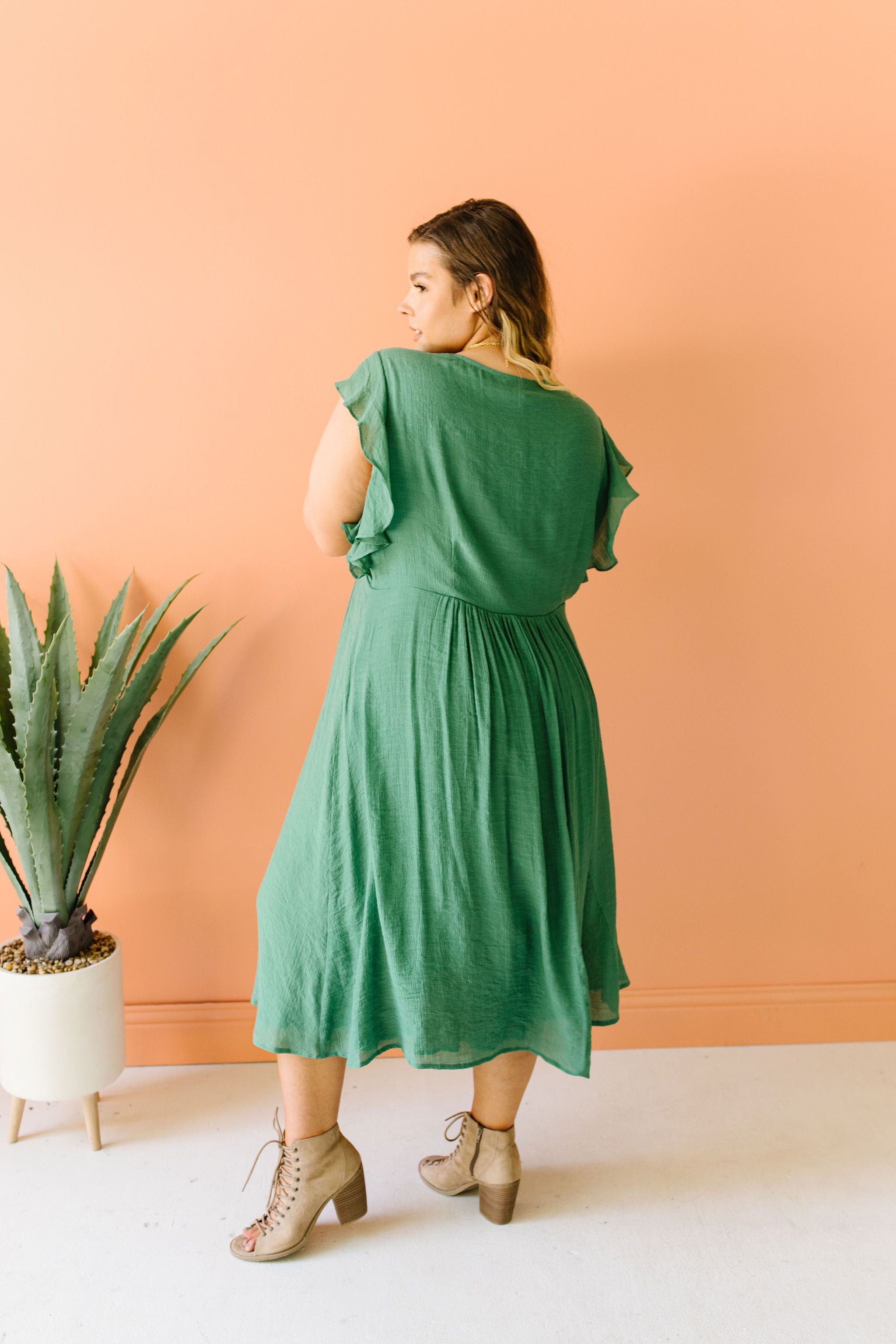 Picture This Sage Midi Dress