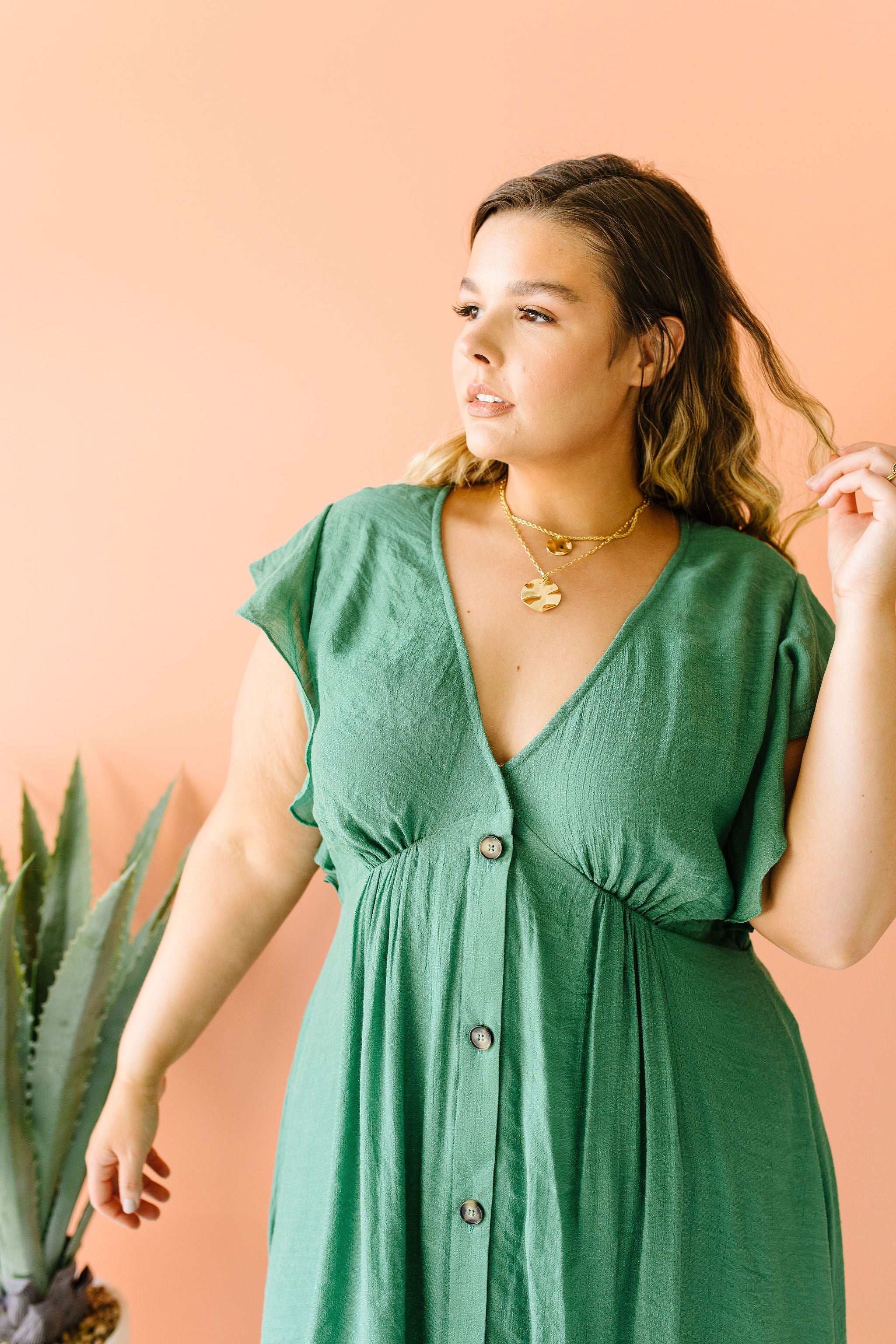 Picture This Sage Midi Dress