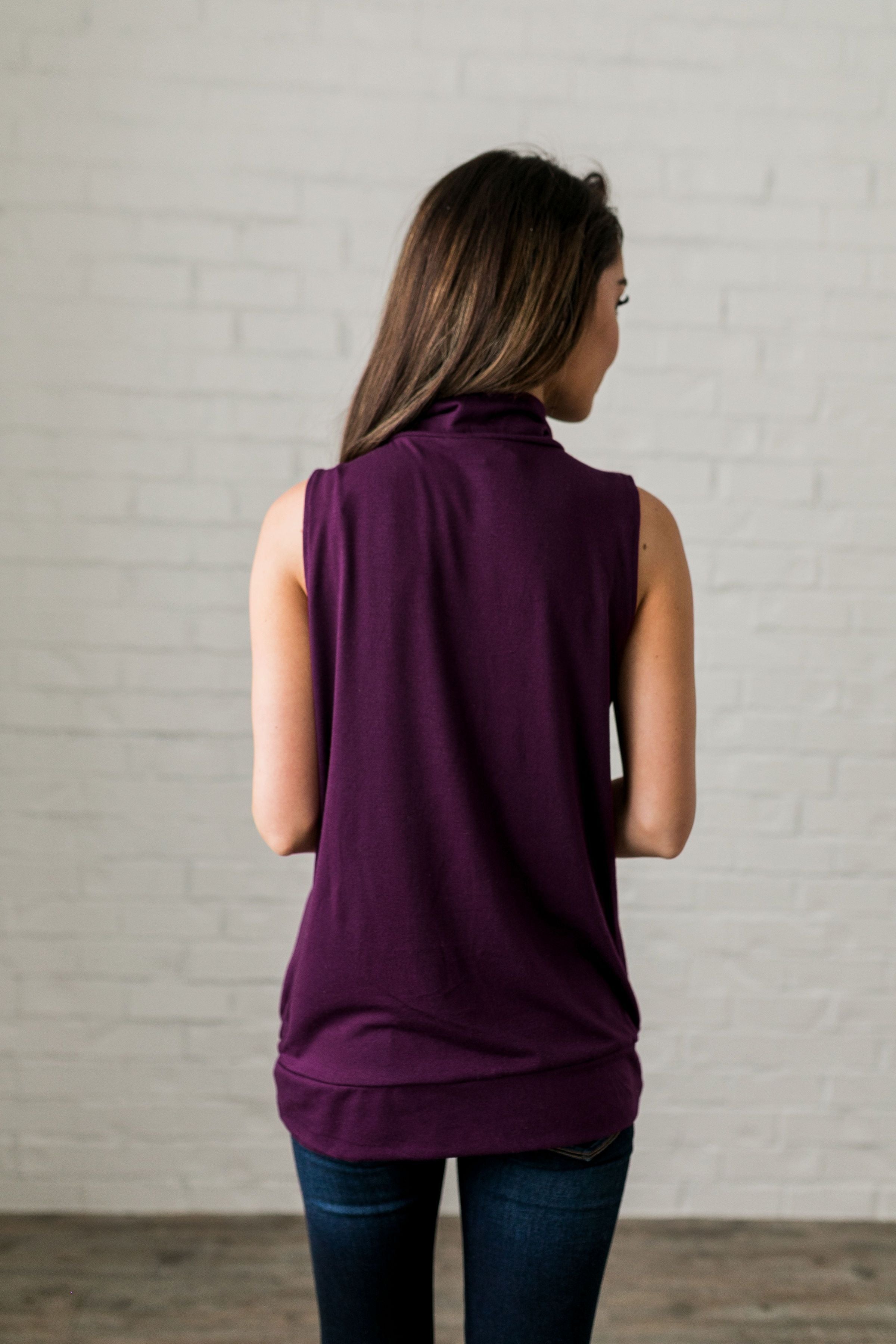 Pleats A Plenty In Plum - ALL SALES FINAL