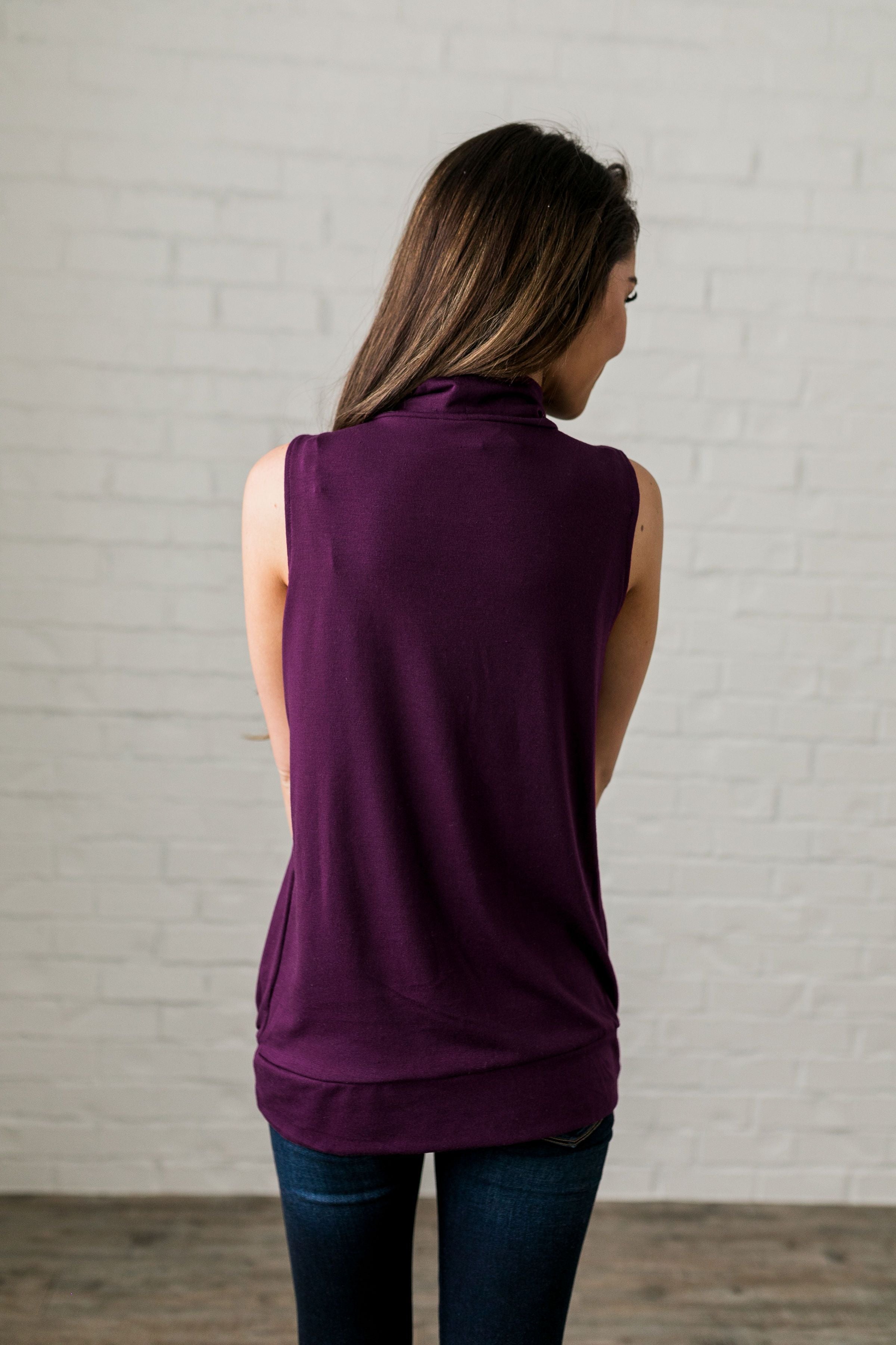 Pleats A Plenty In Plum - ALL SALES FINAL