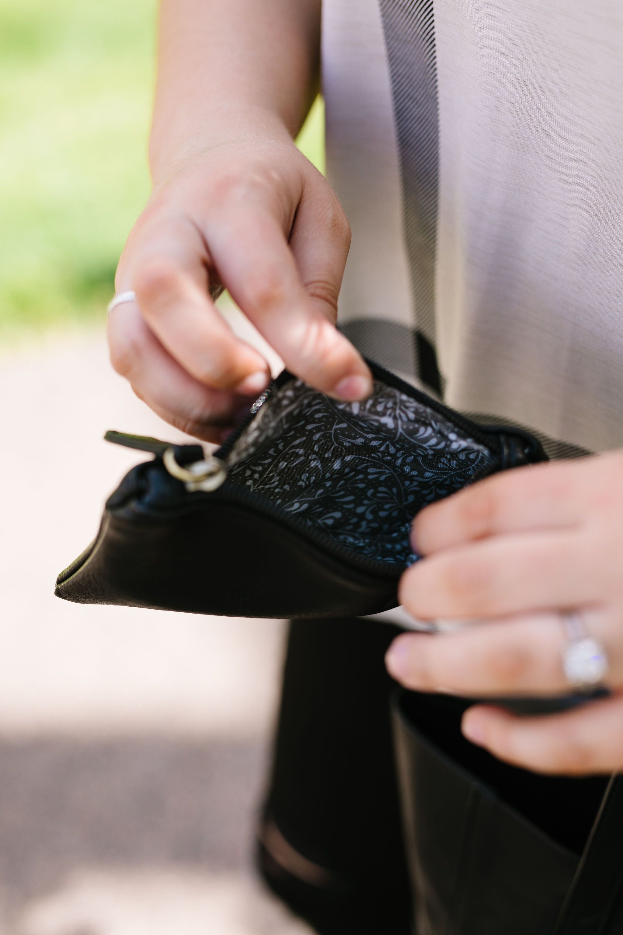 Pretty As A Peacock Tote In Black