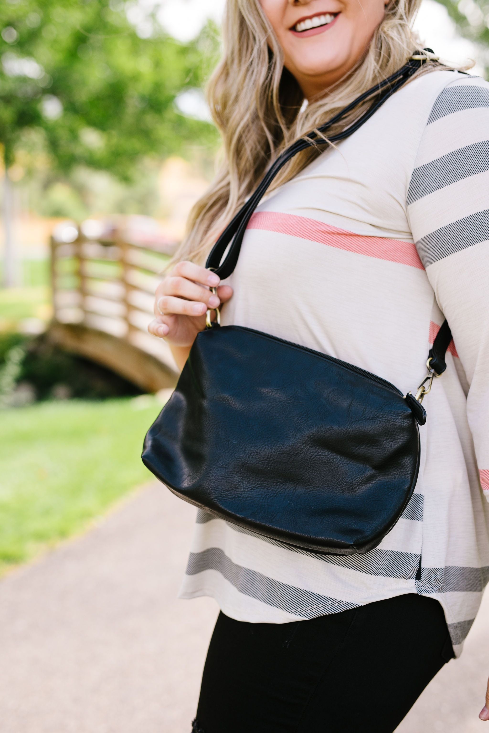 Pretty As A Peacock Tote In Black