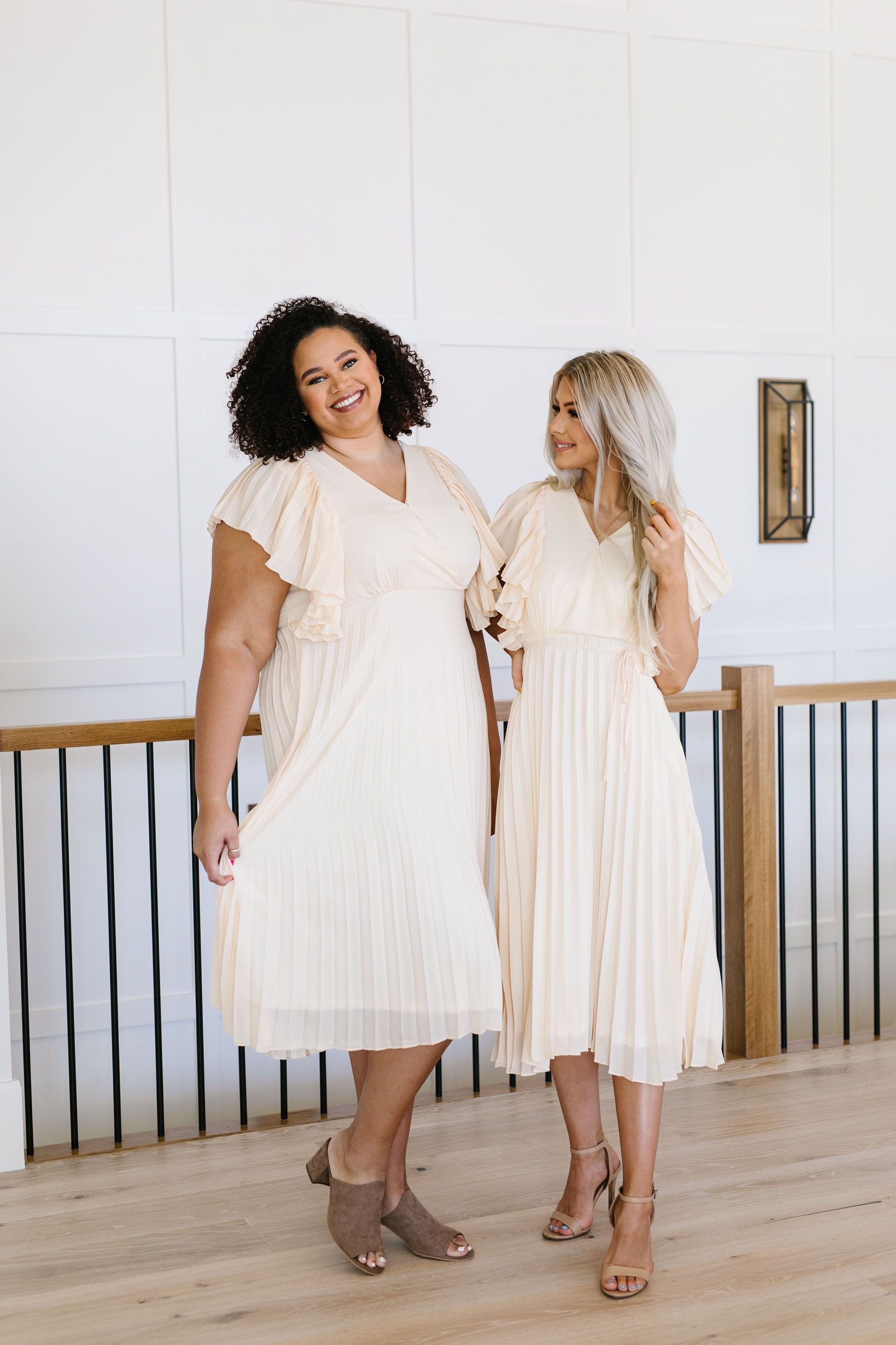 Pretty Pleats With A Cherry On Top Dress