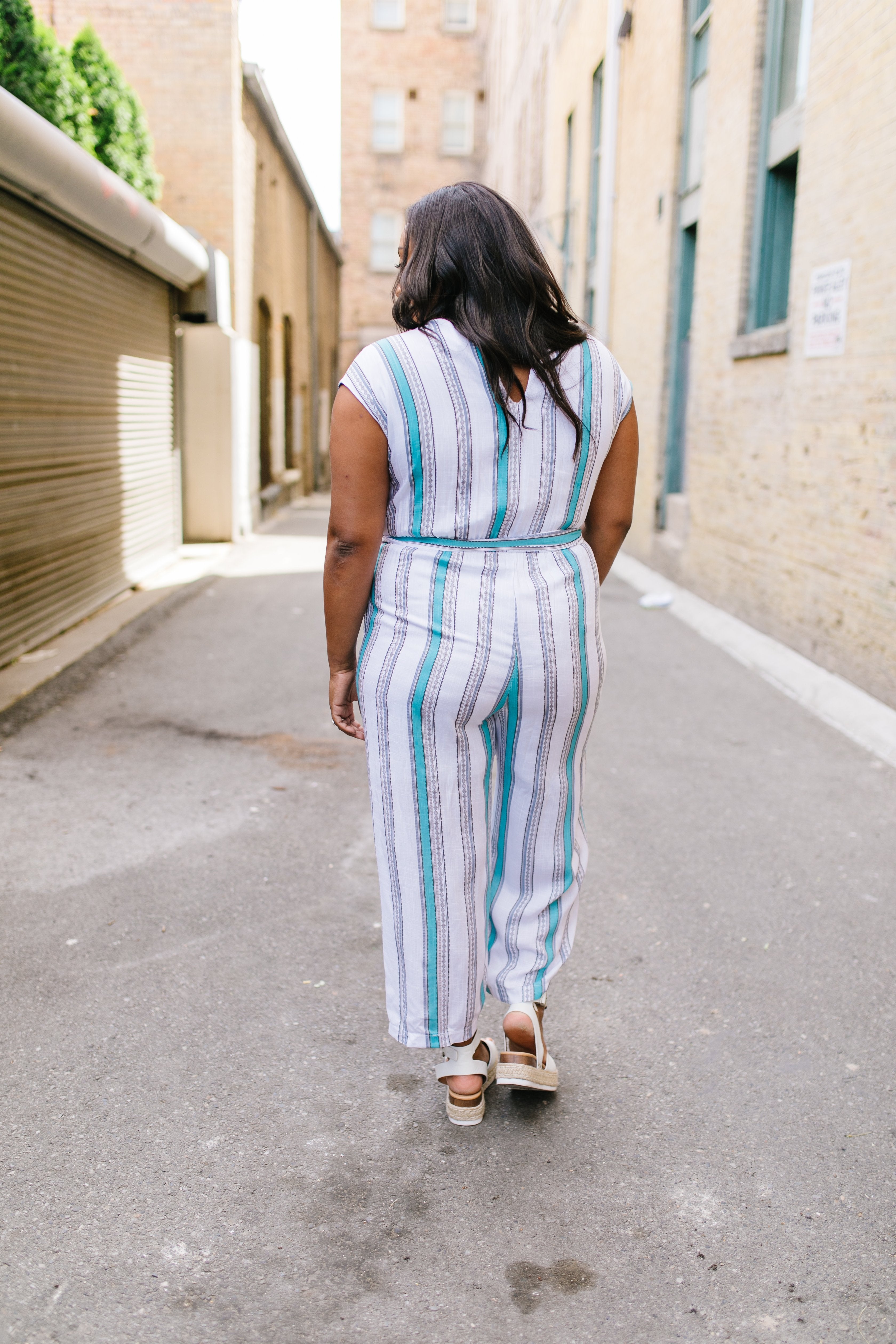 Pretty Woman Striped Jumpsuit