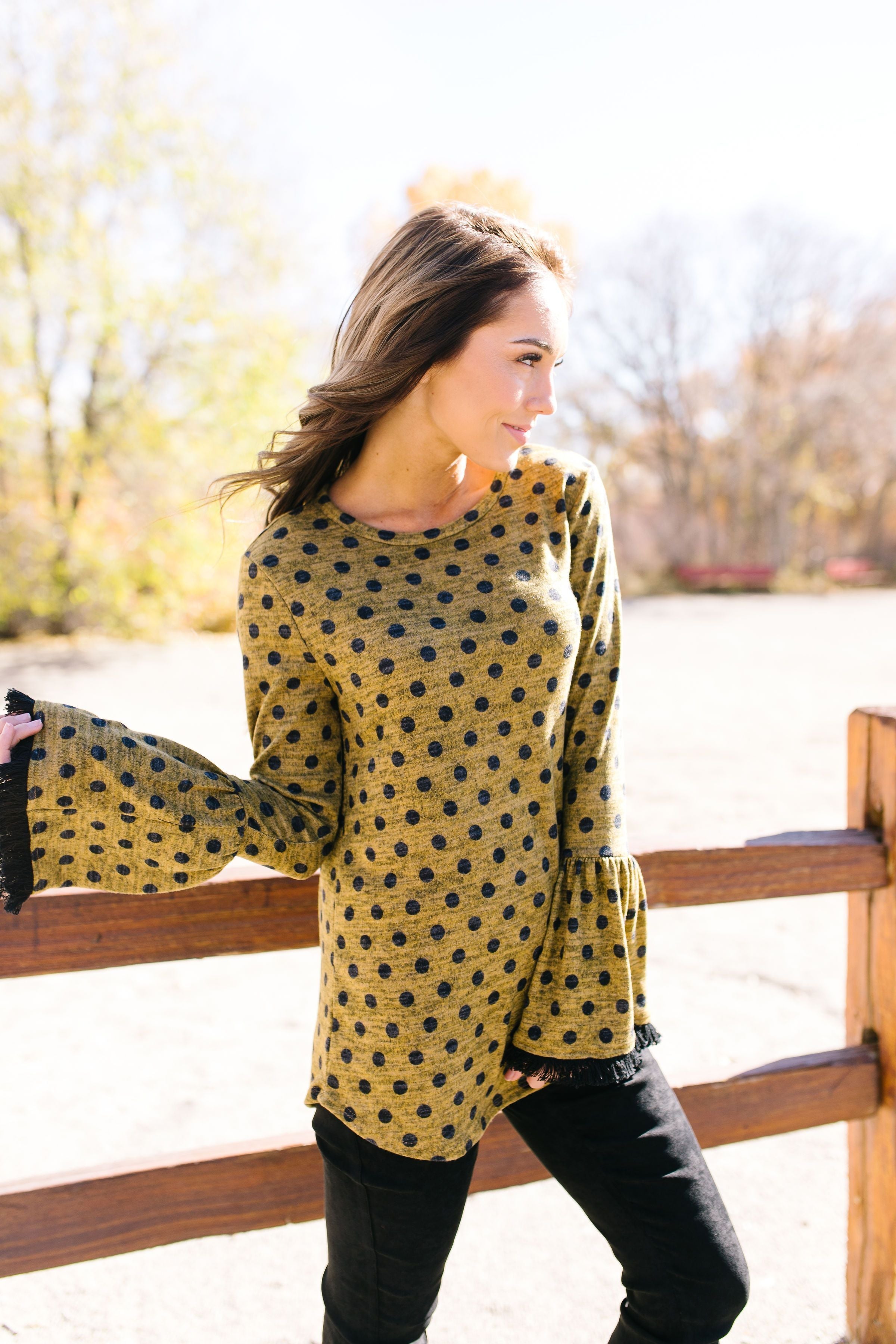 Prim And Proper Polka Dot Blouse - ALL SALES FINAL