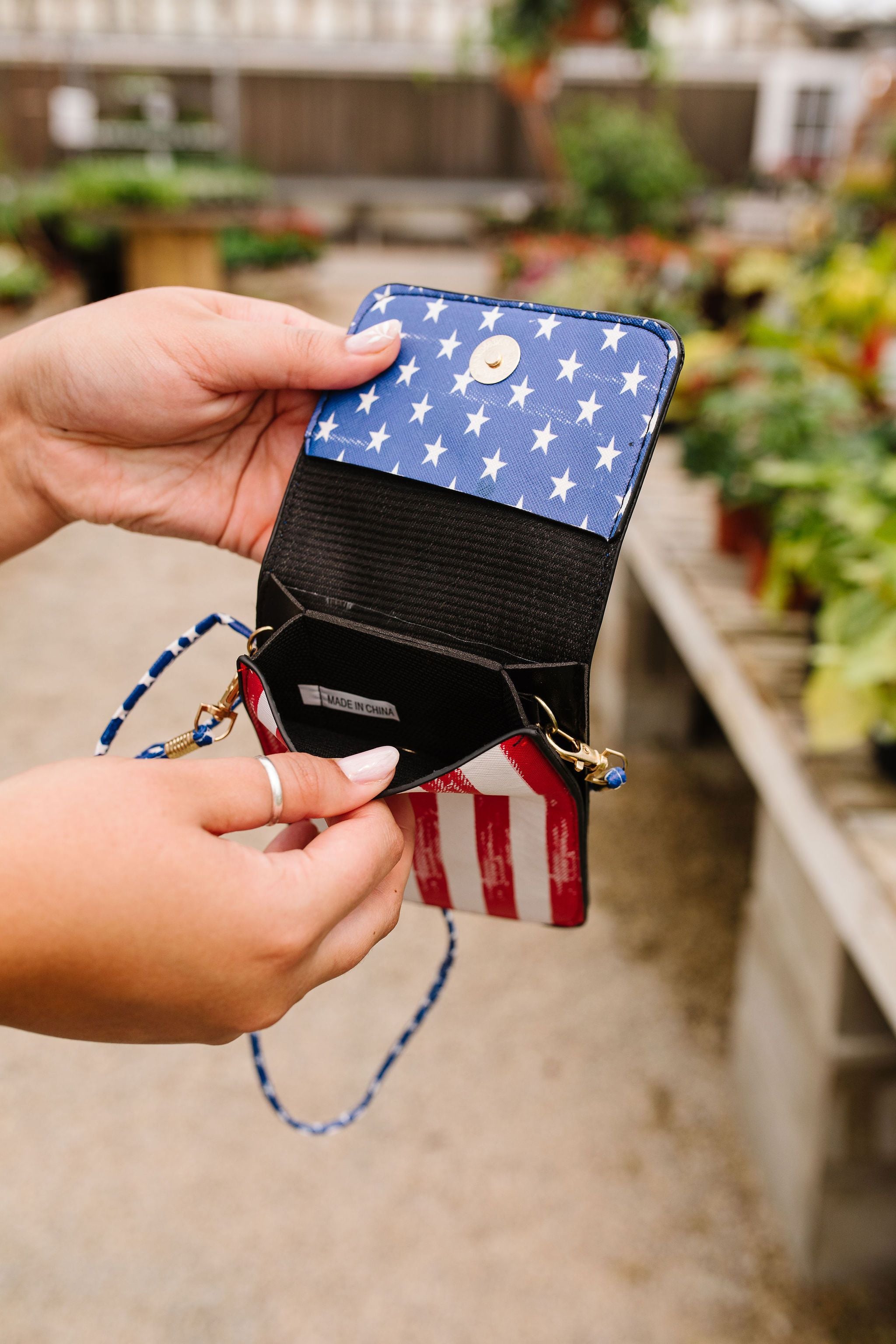 Proud To Be American Cell Phone Bag