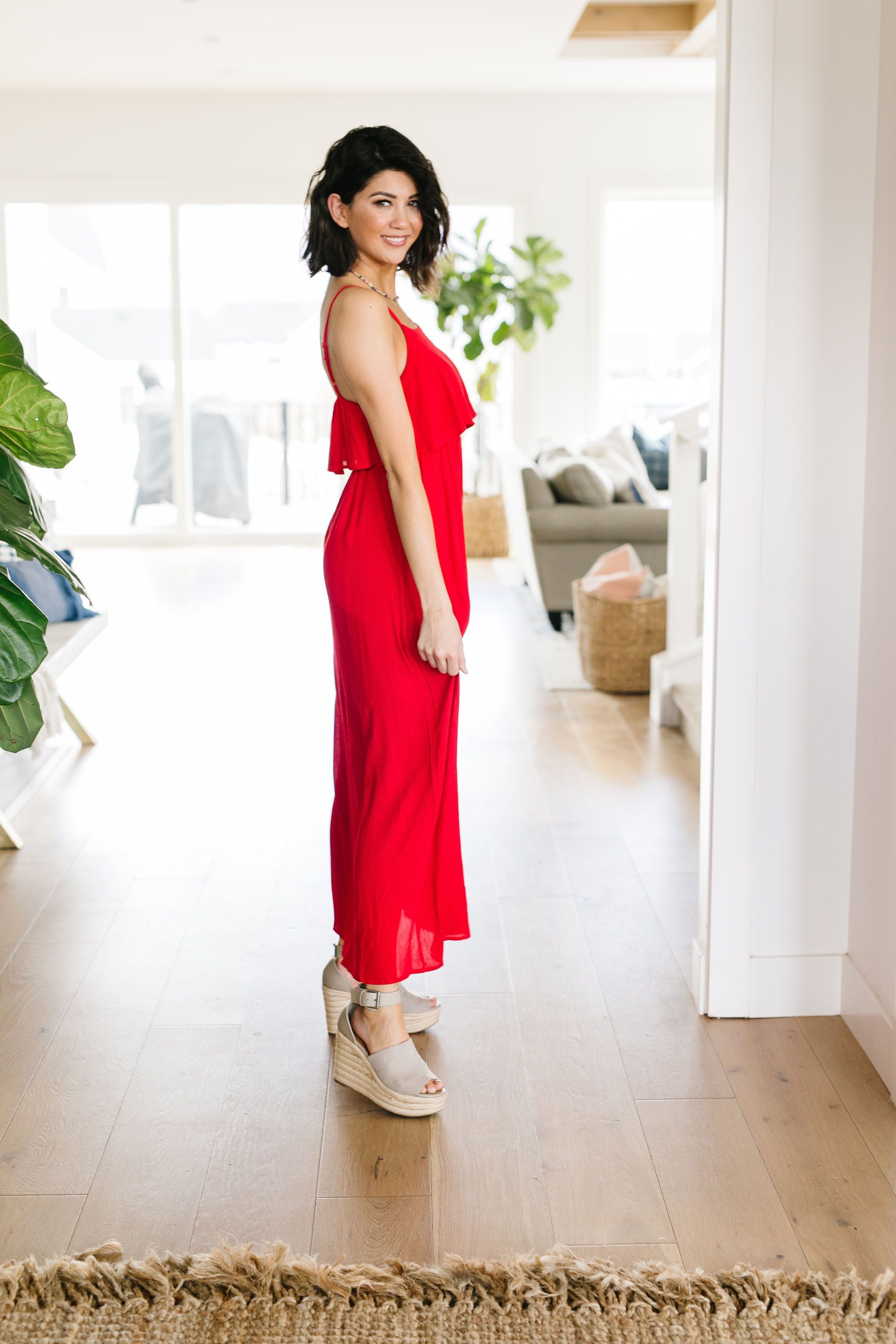 Red Hot Maxi Dress