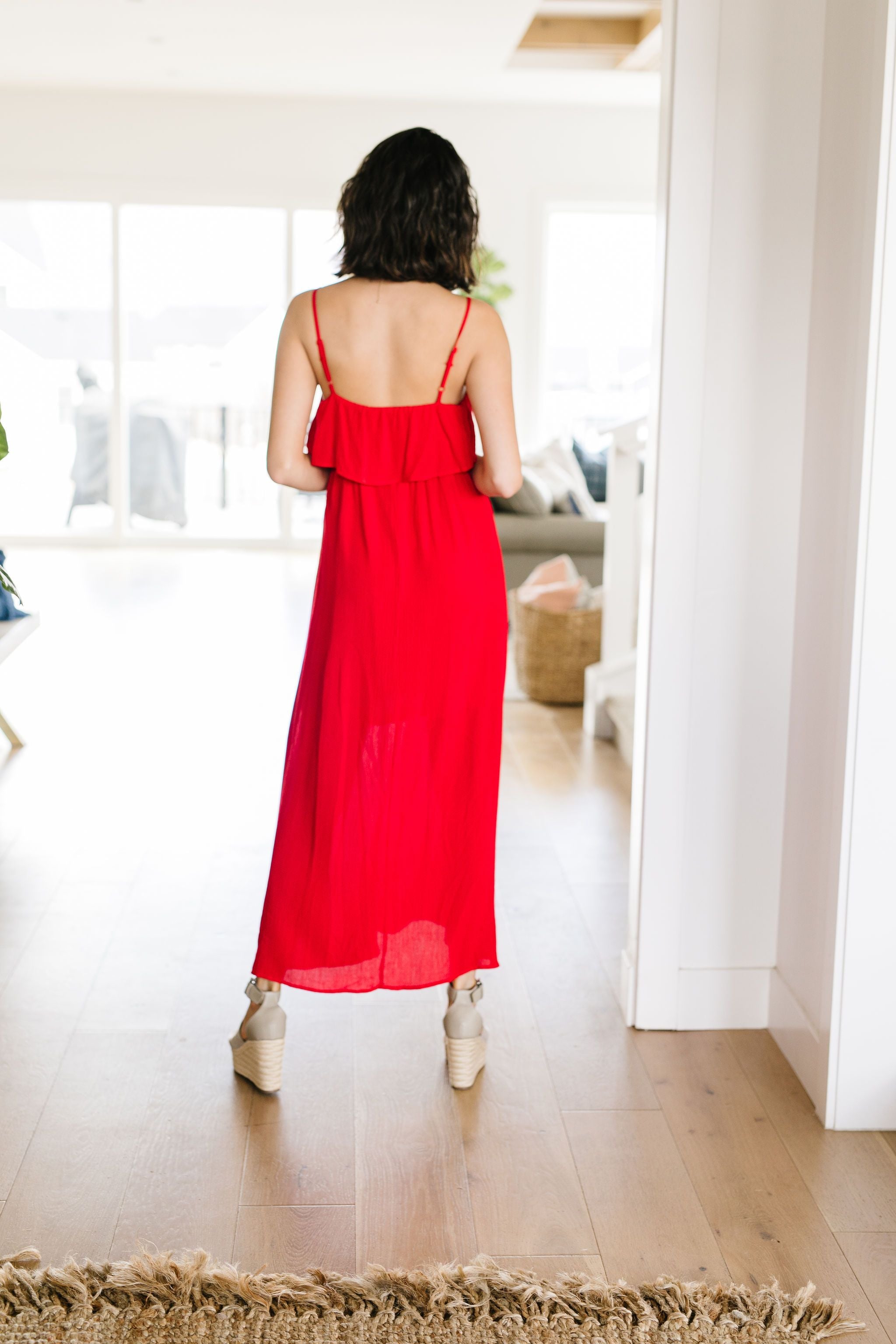 Red Hot Maxi Dress