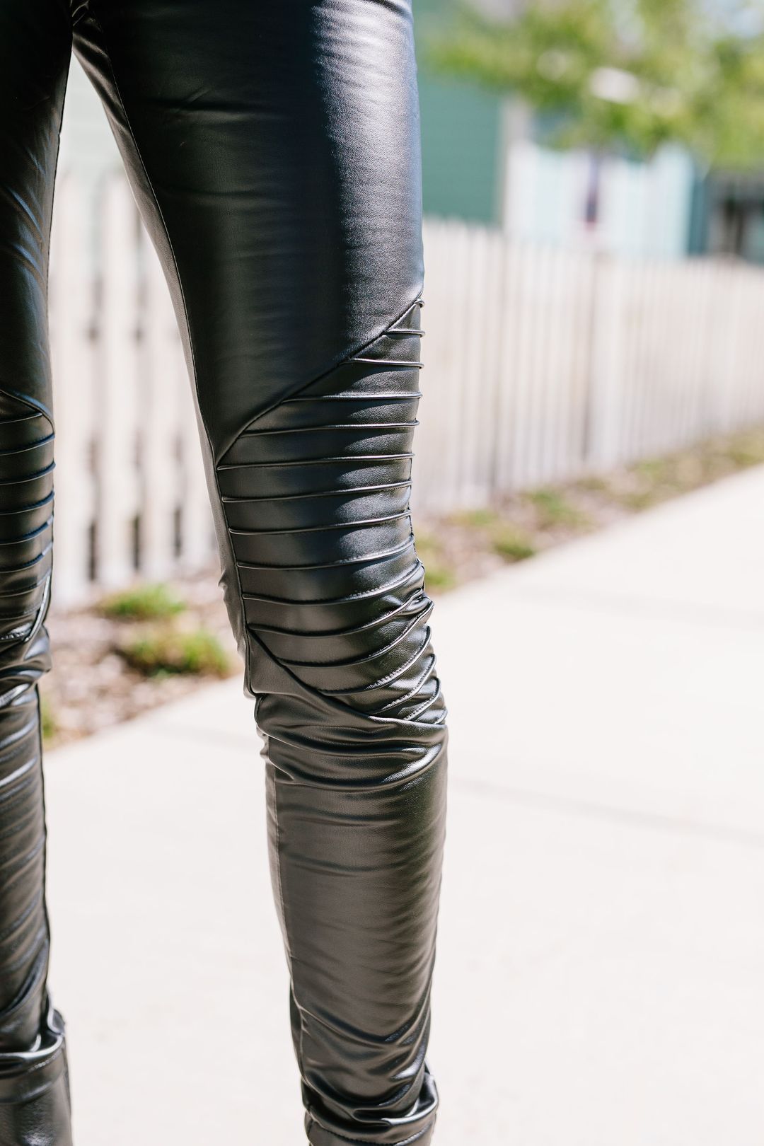 Rock ‘n’ Roll Vegan Leather Moto Leggings