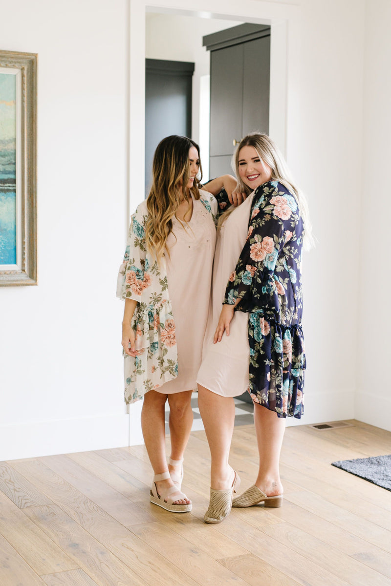 Roxy Kimono In Ivory