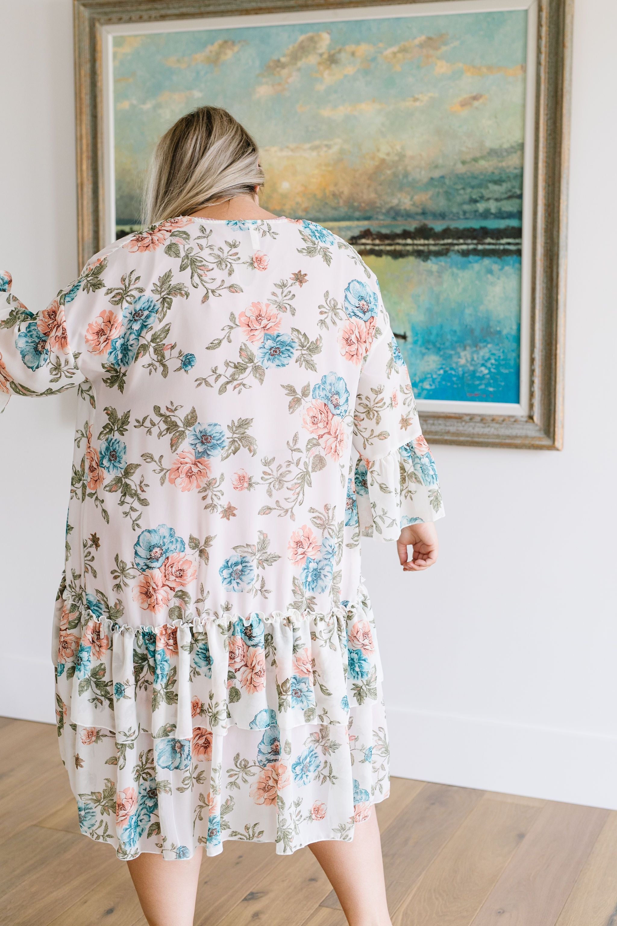 Roxy Kimono In Ivory