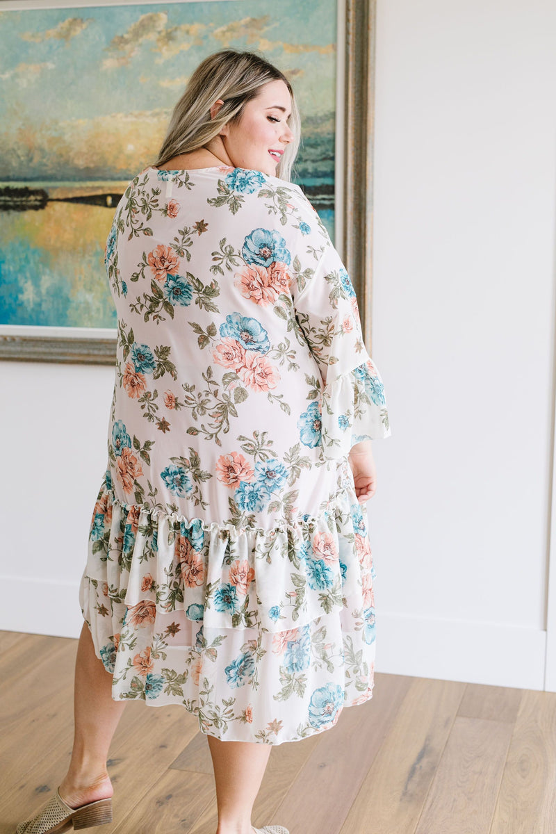 Roxy Kimono In Ivory