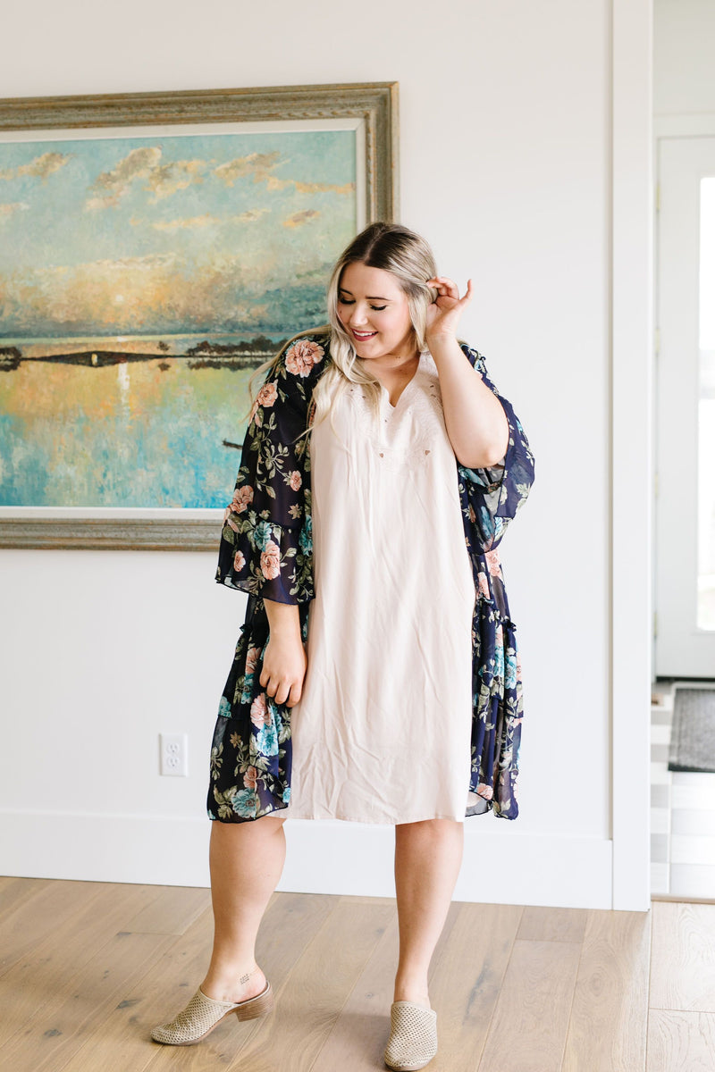 Roxy Kimono In Navy