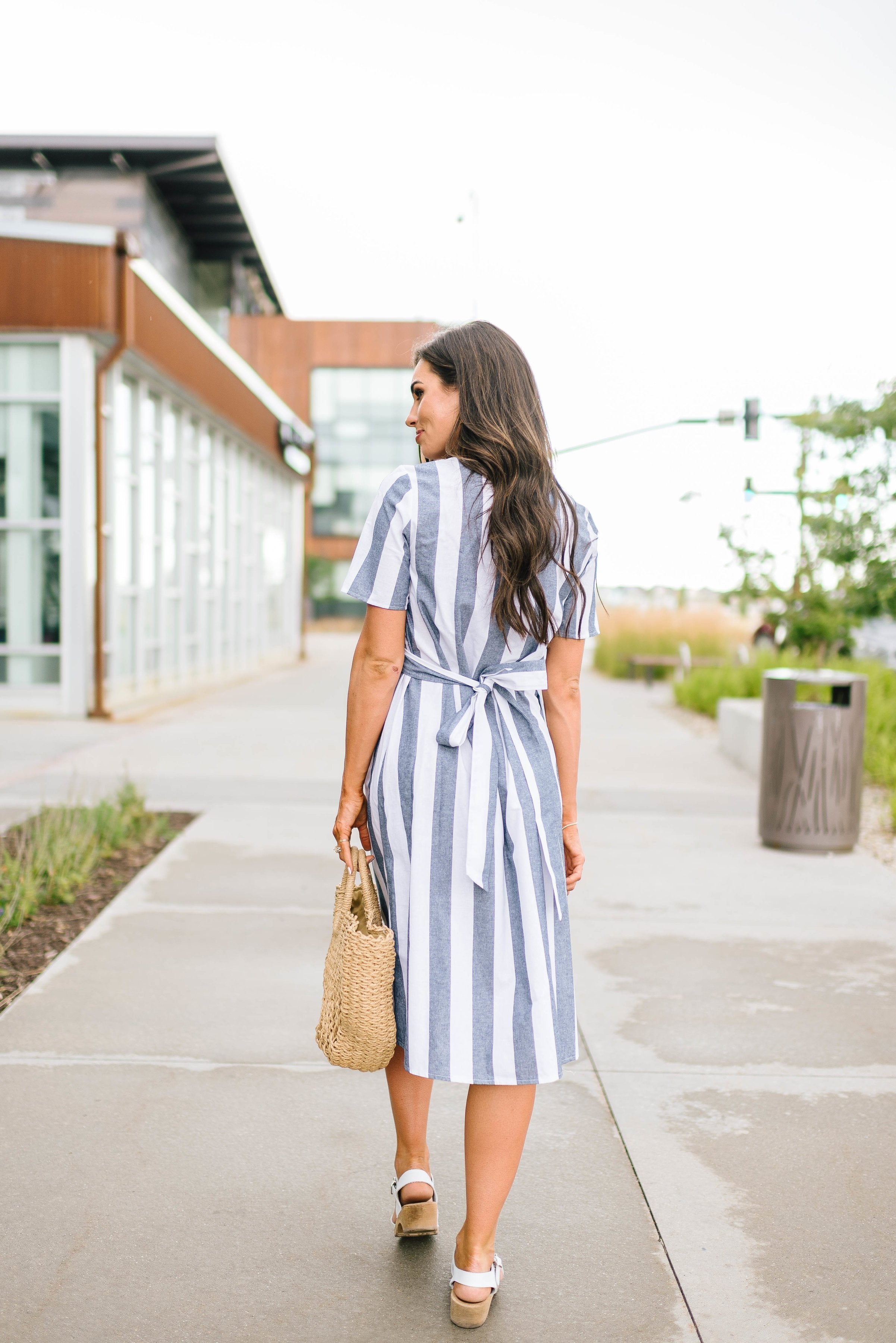 Sailing Away Striped Dress