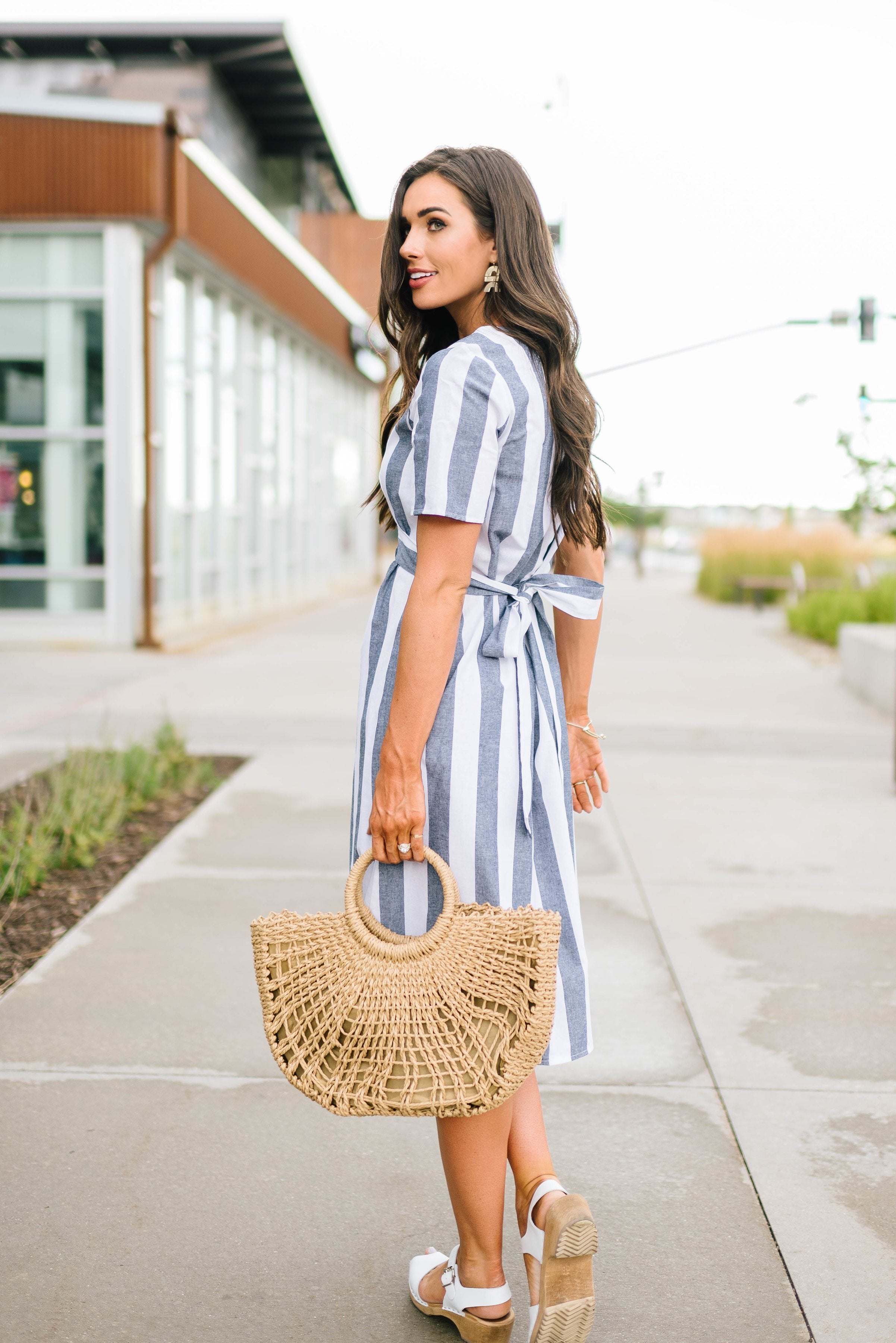 Sailing Away Striped Dress