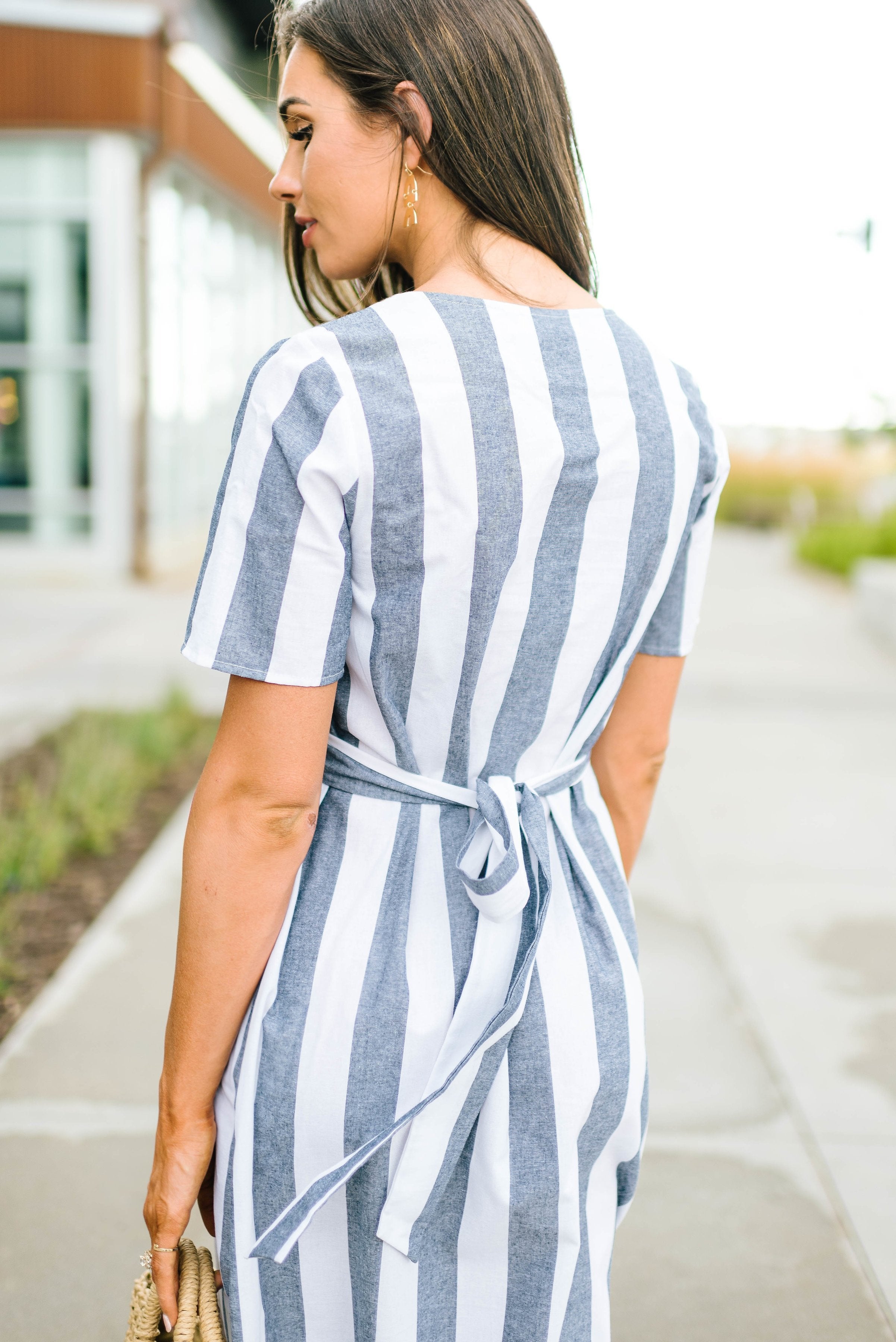 Sailing Away Striped Dress