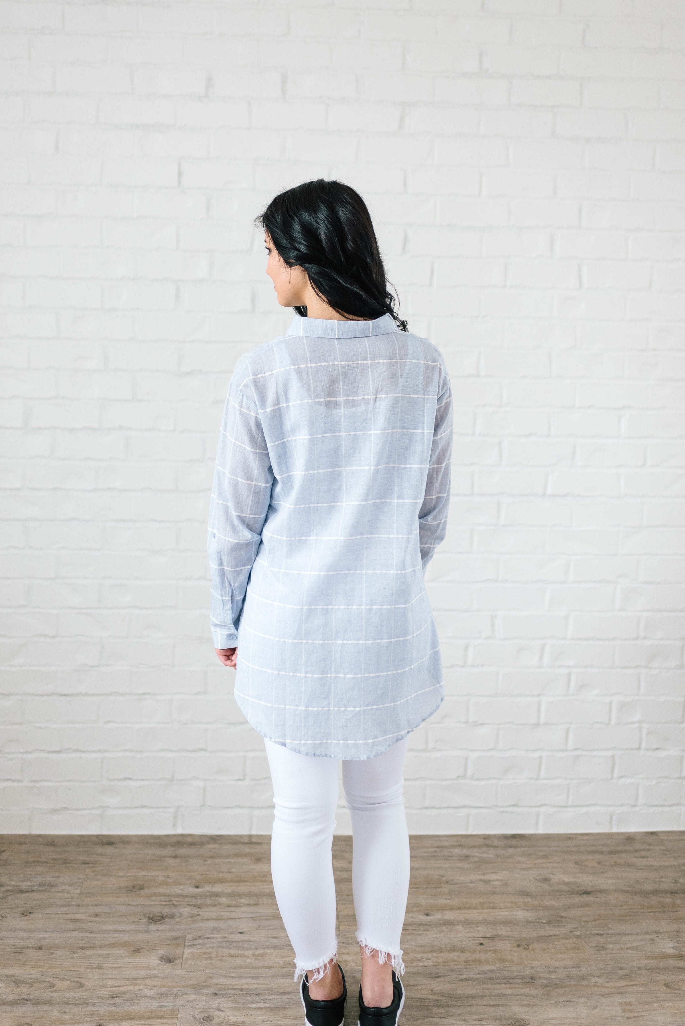 Sasha Ties Tunic in Blue