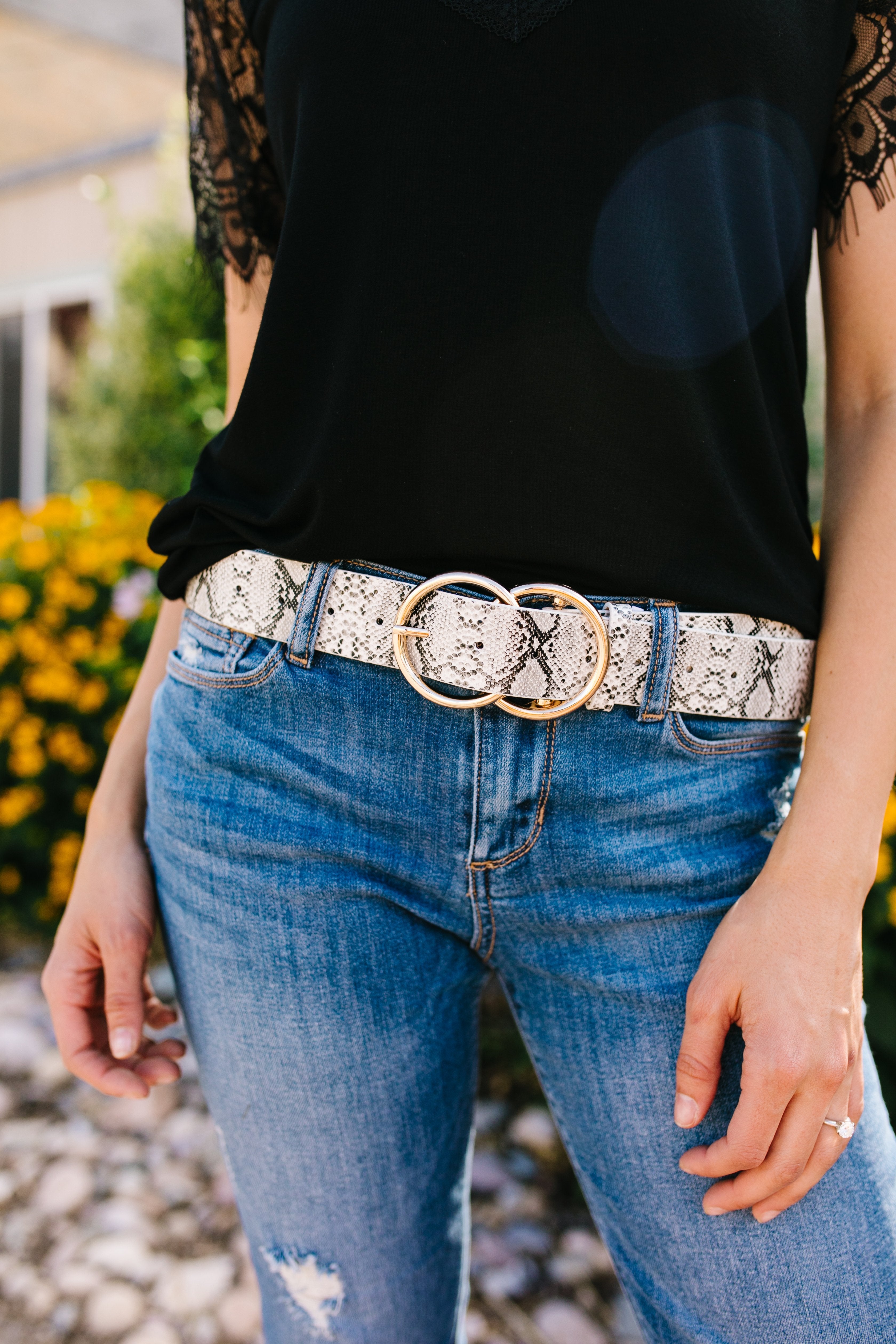 Sexy Snakeskin Belt