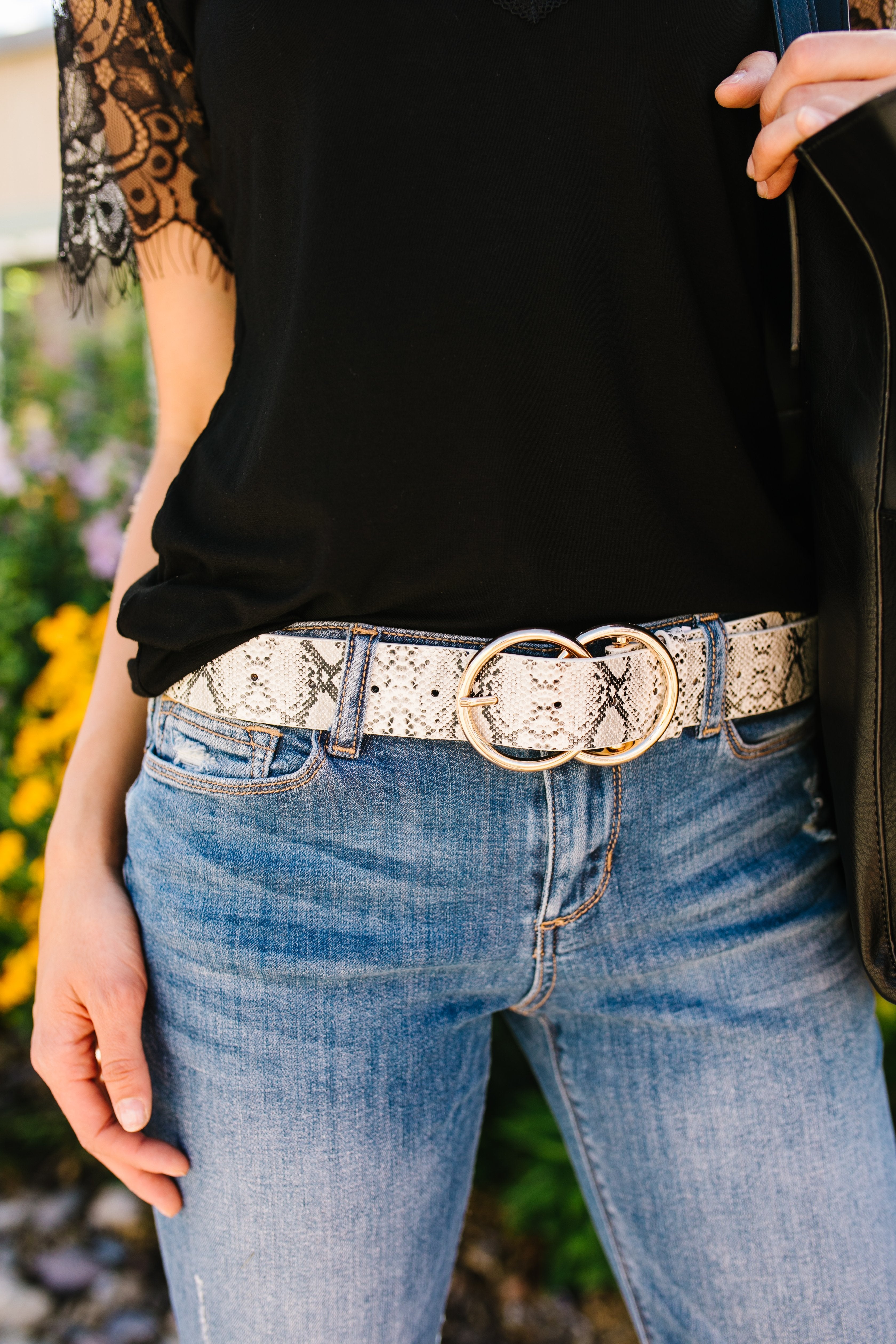 Sexy Snakeskin Belt