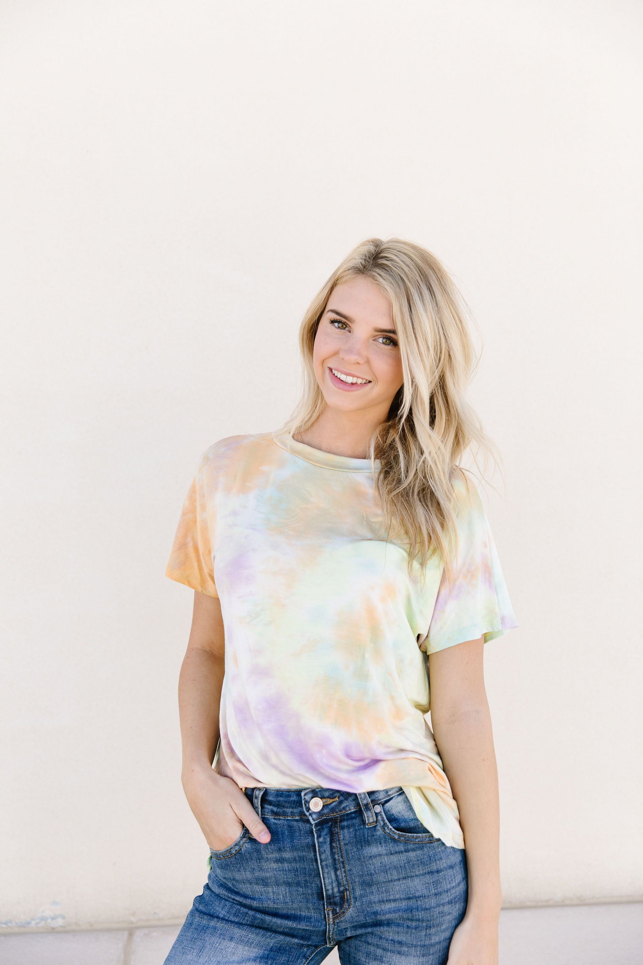 Sherbet Swirl Tie Dye Top