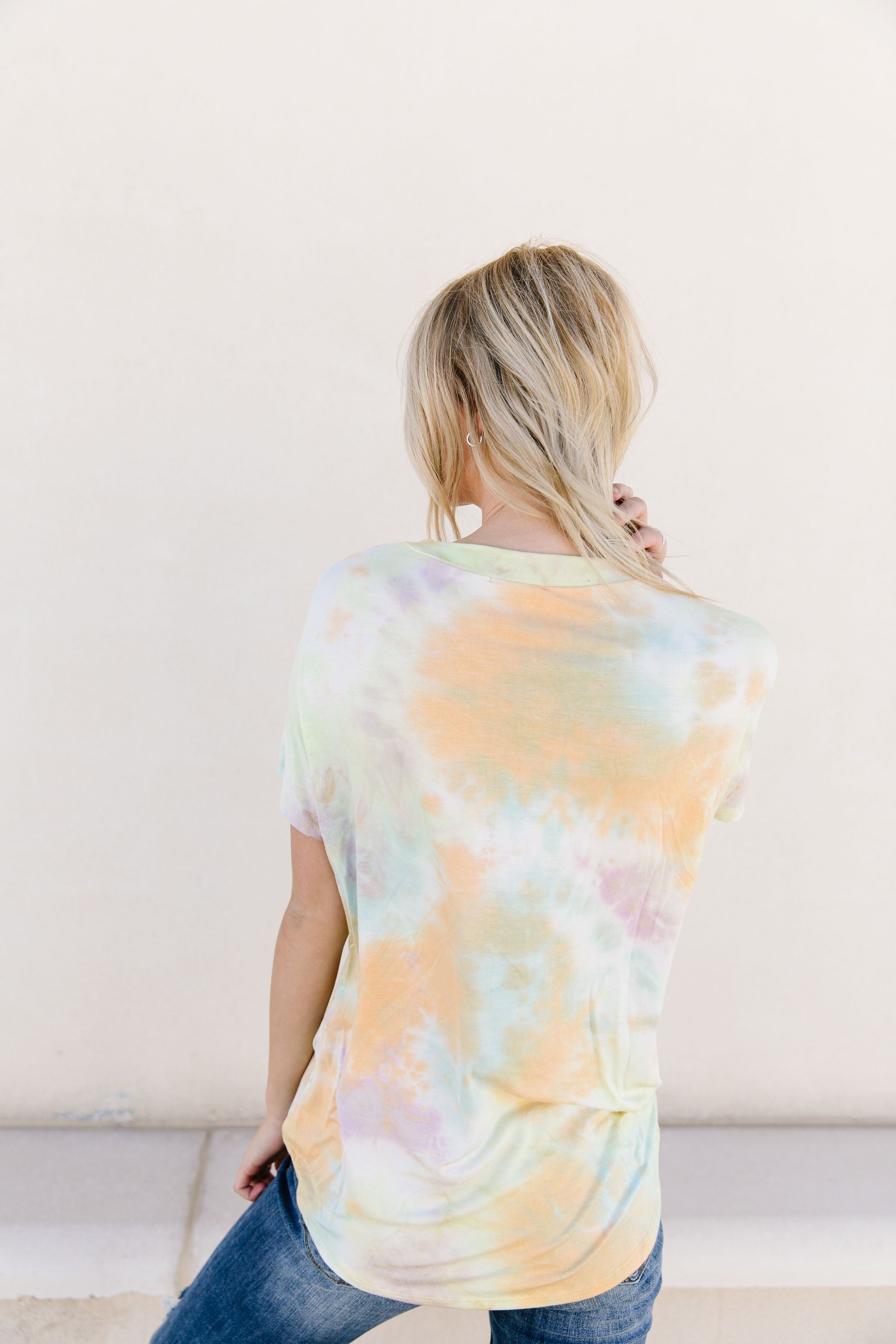 Sherbet Swirl Tie Dye Top