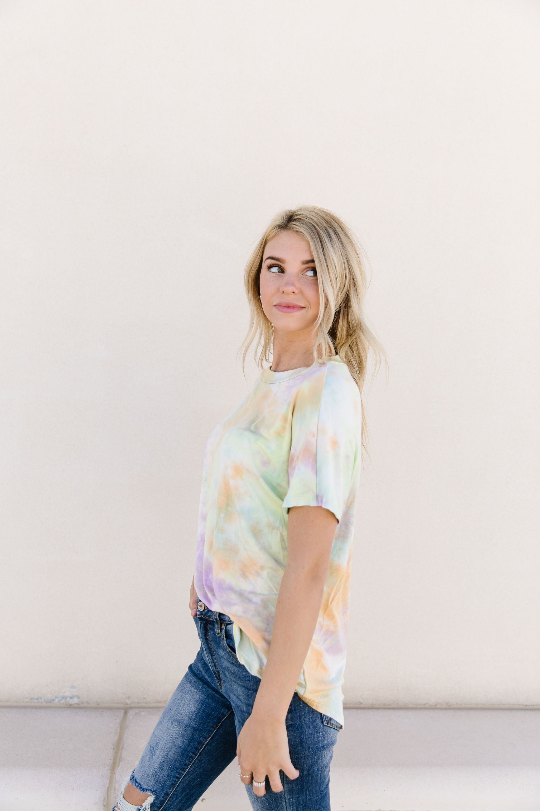 Sherbet Swirl Tie Dye Top