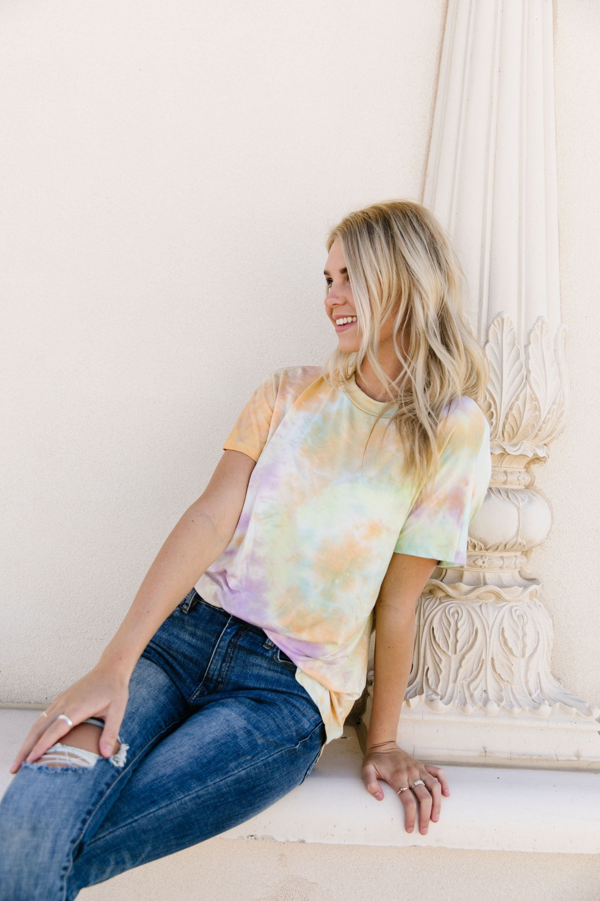 Sherbet Swirl Tie Dye Top