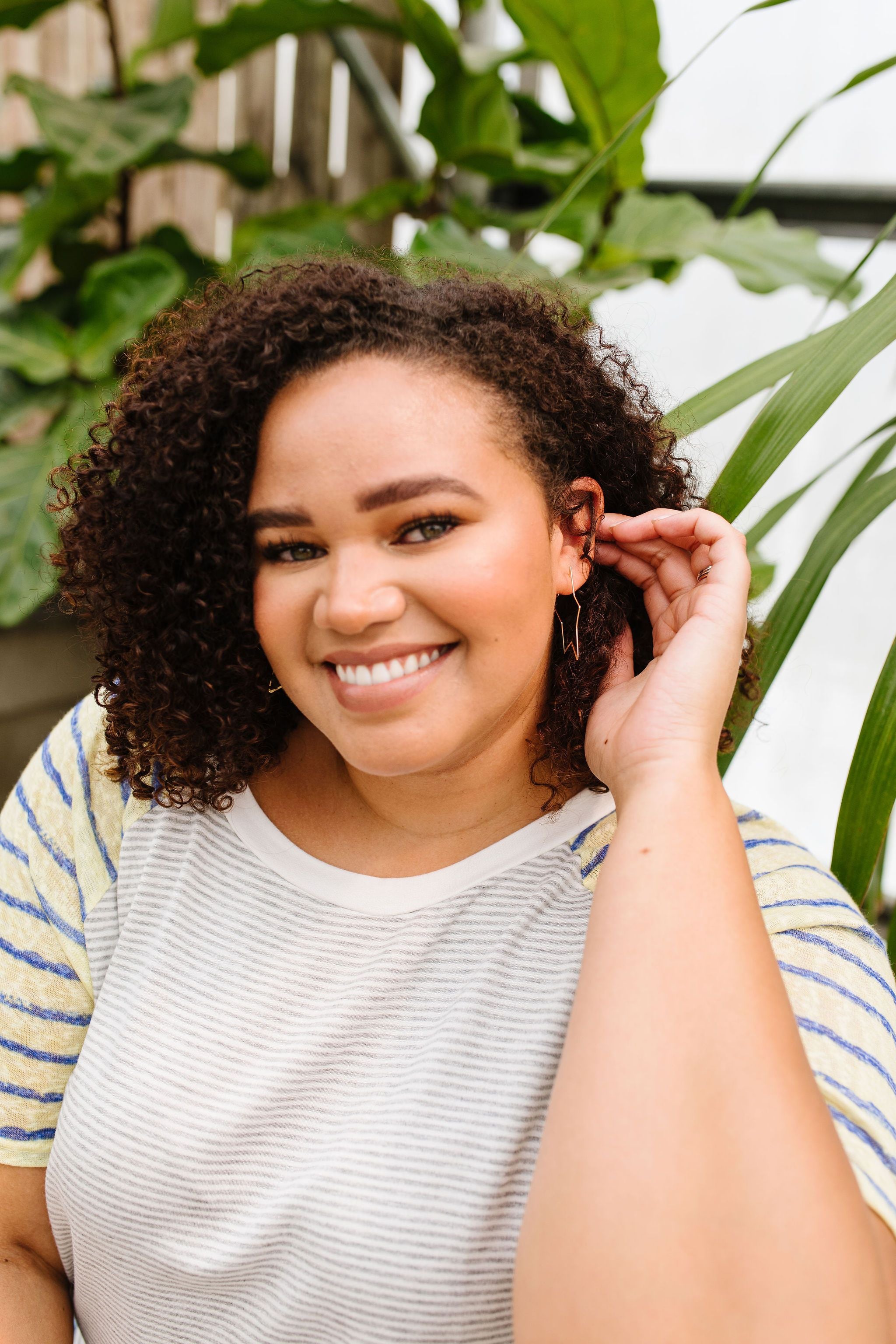 Shoot For The Stars Hoop Earrings