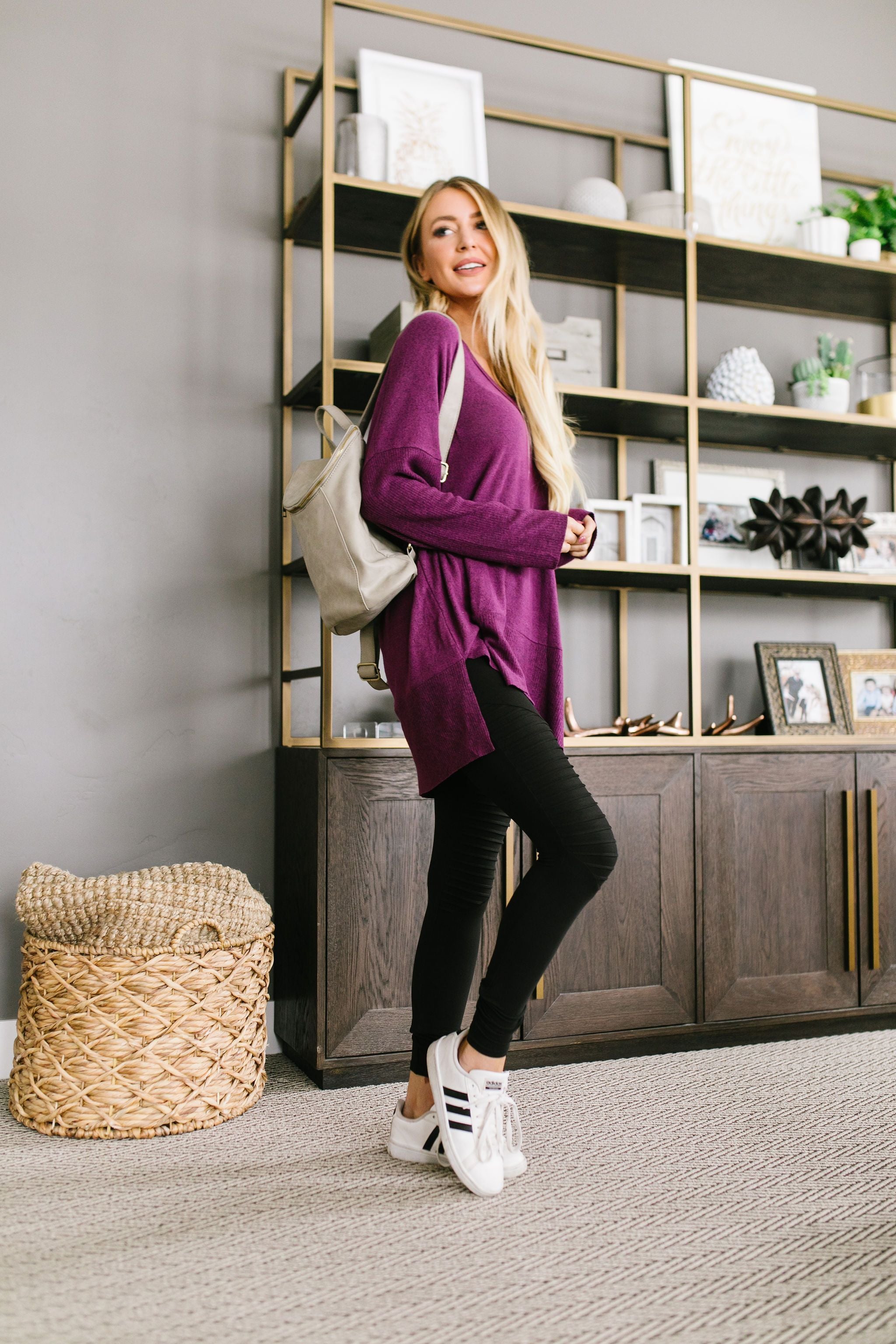 Soft As Butter Moto Leggings In Black