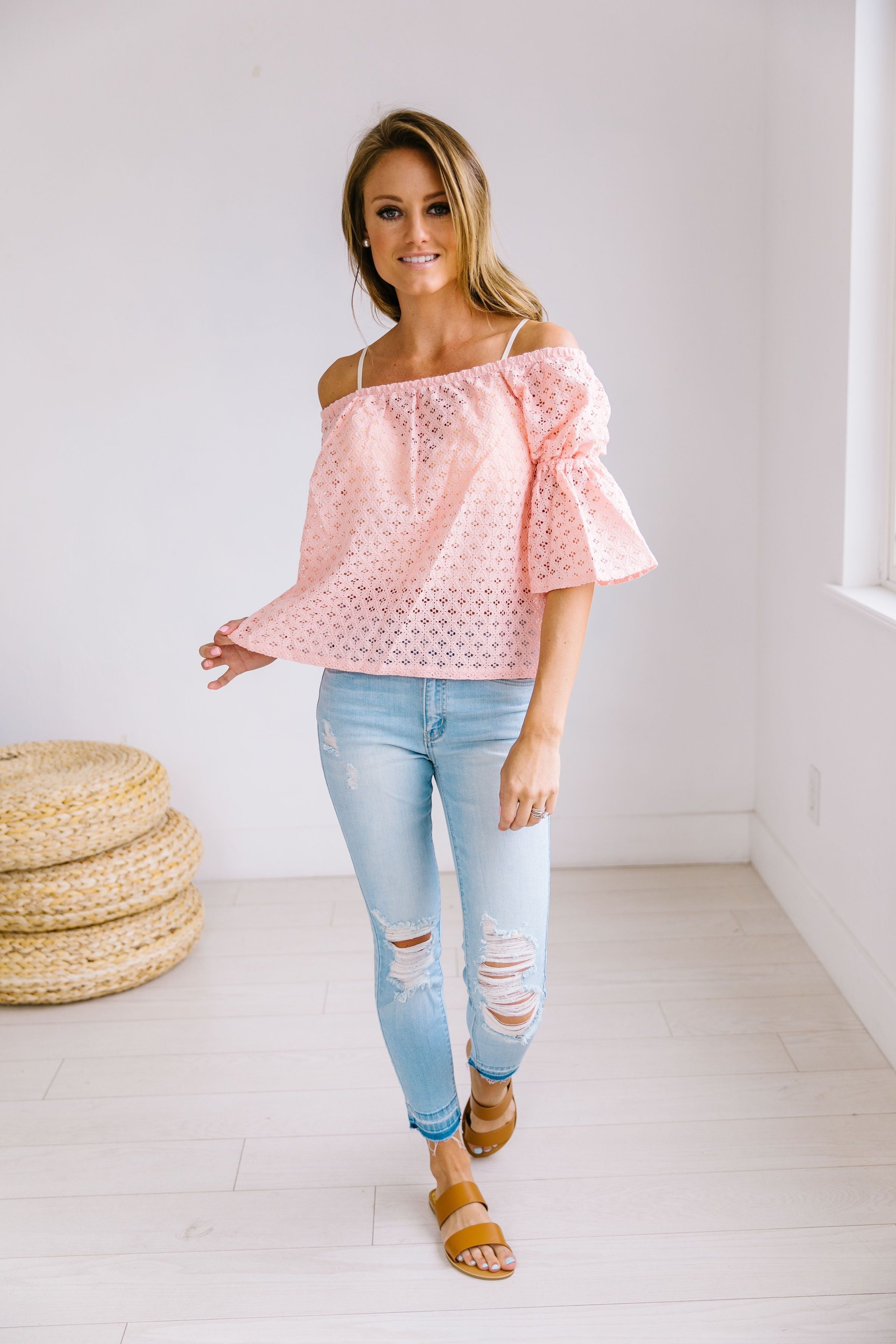 Spring Breeze Crochet Blouse