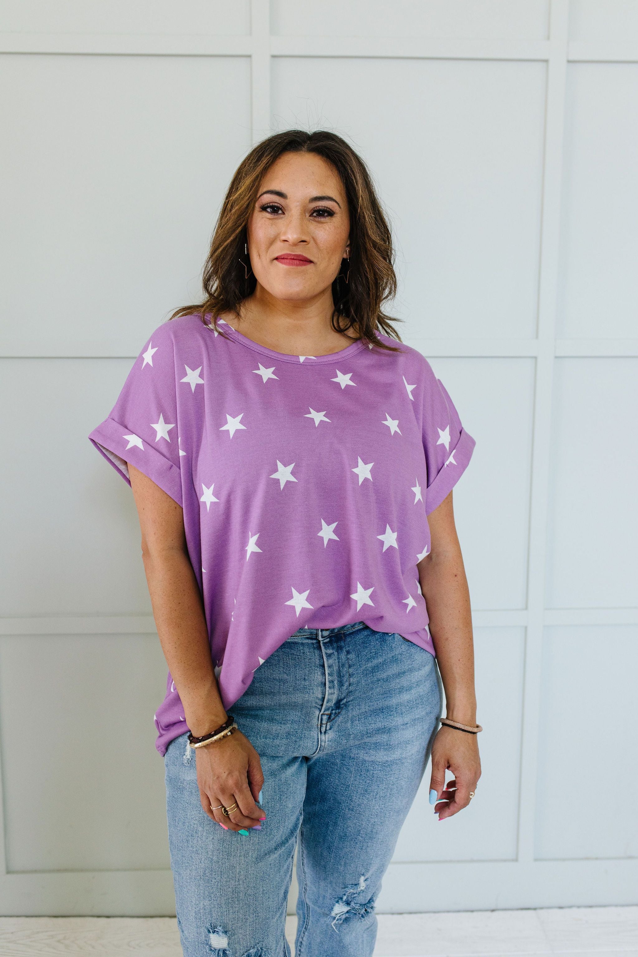 Star Of The Show Top In Lilac