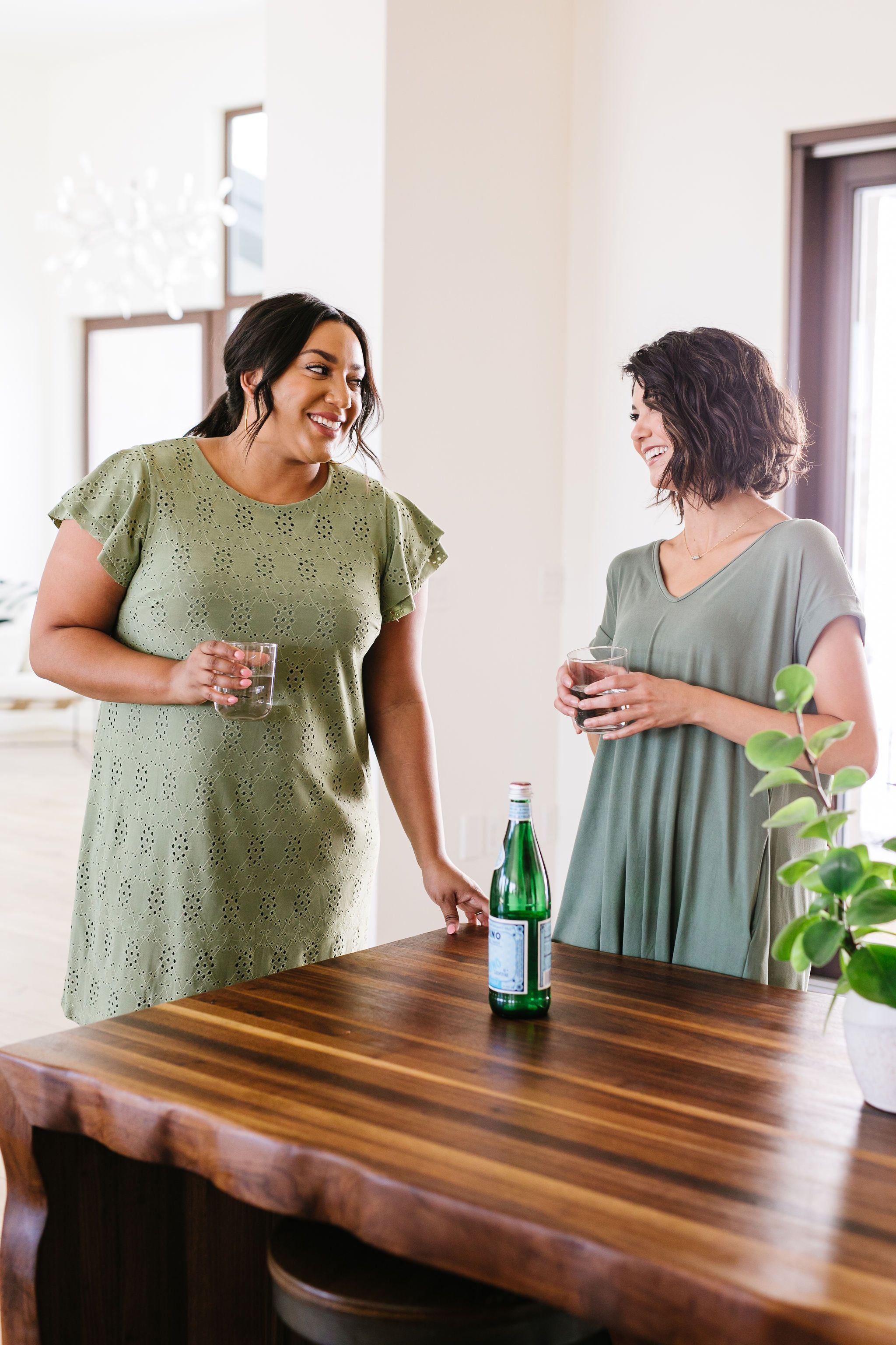 Stay Awhile Eyelet Dress