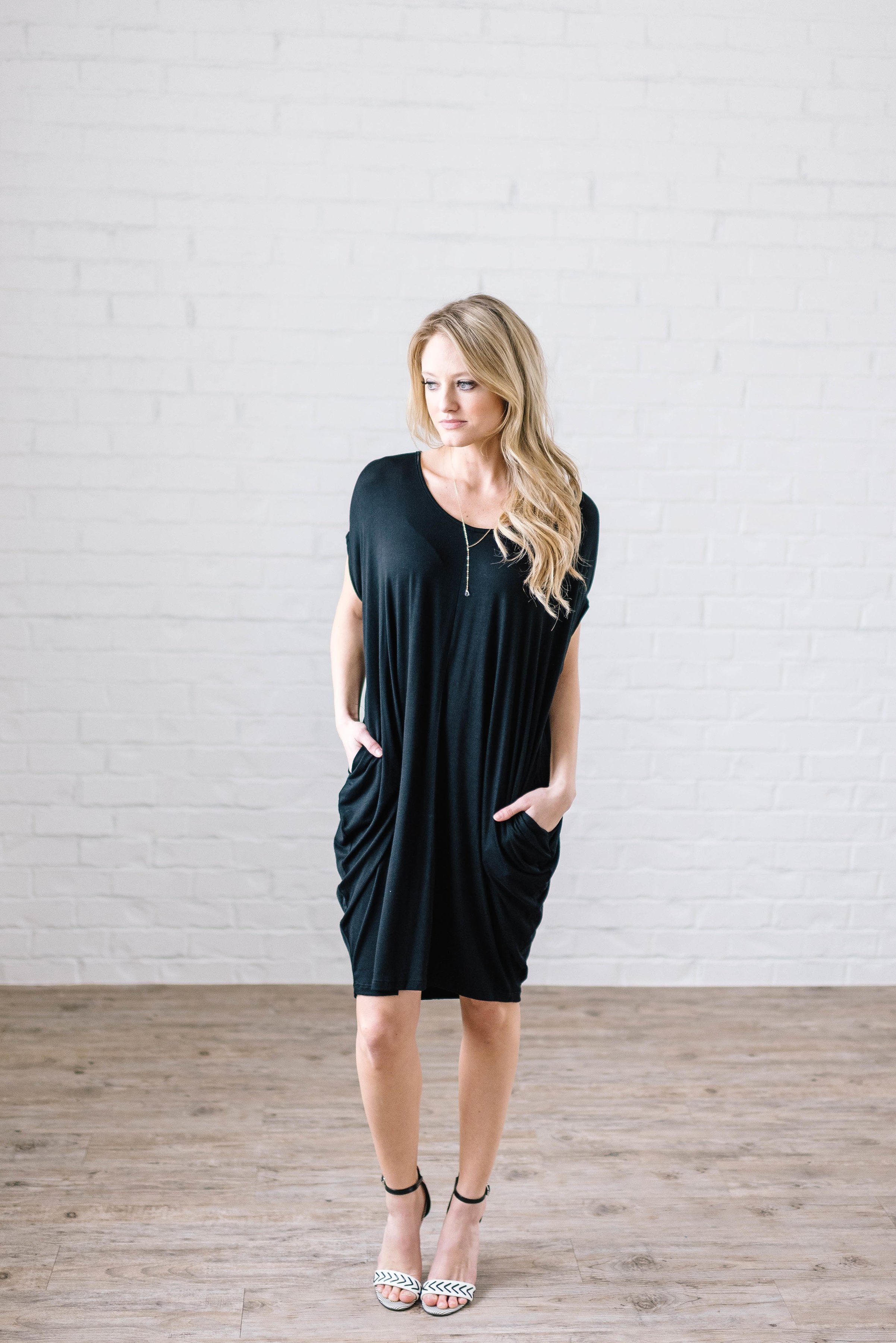 Stay Simple Black Dress