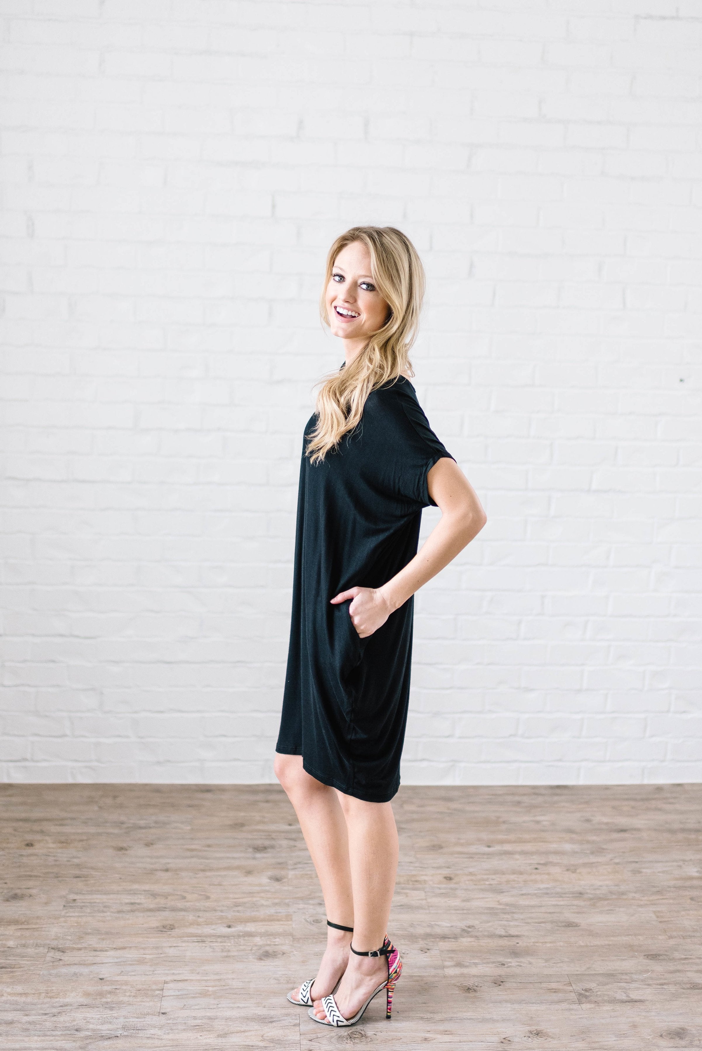 Stay Simple Black Dress