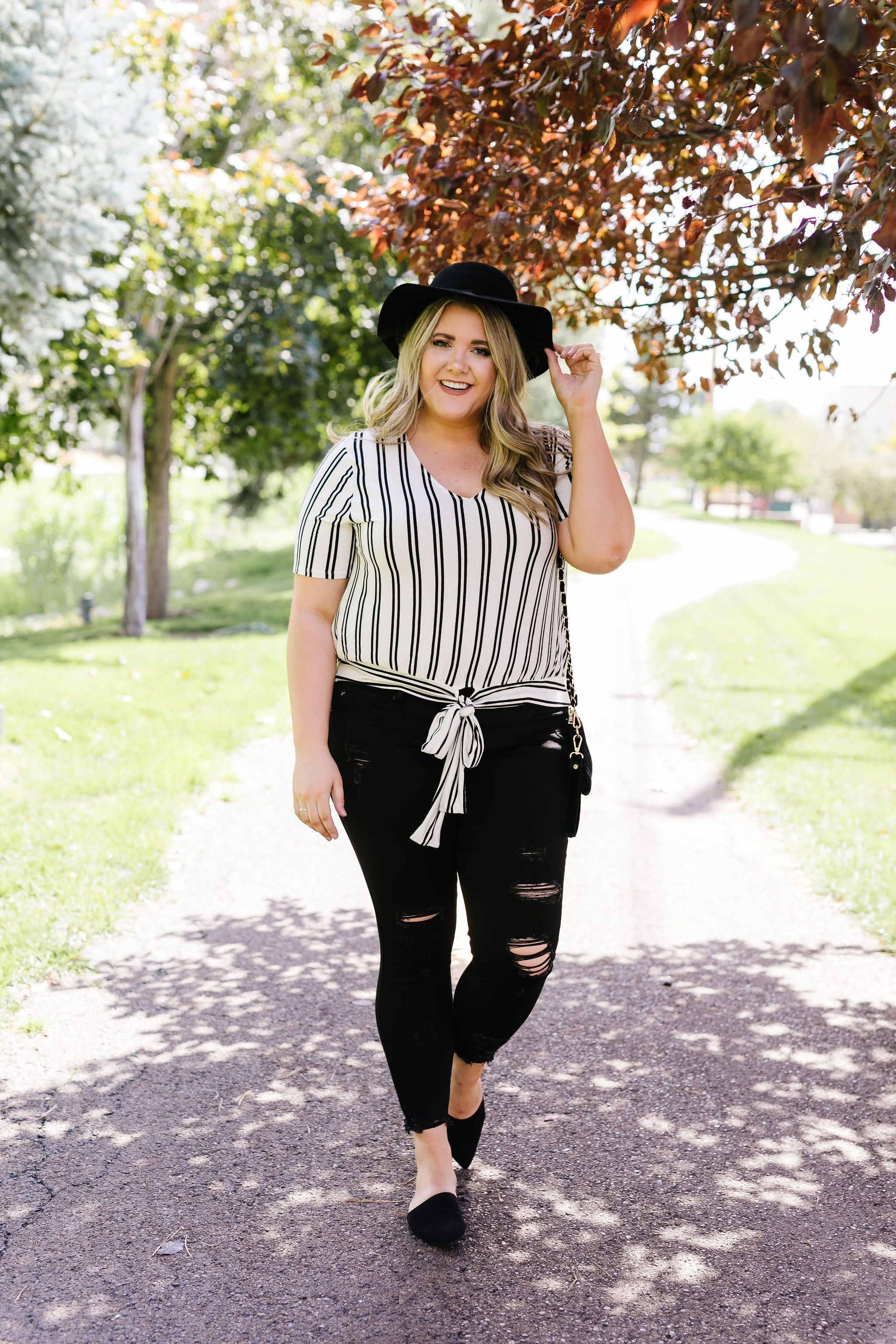 Stephanie Striped Blouse