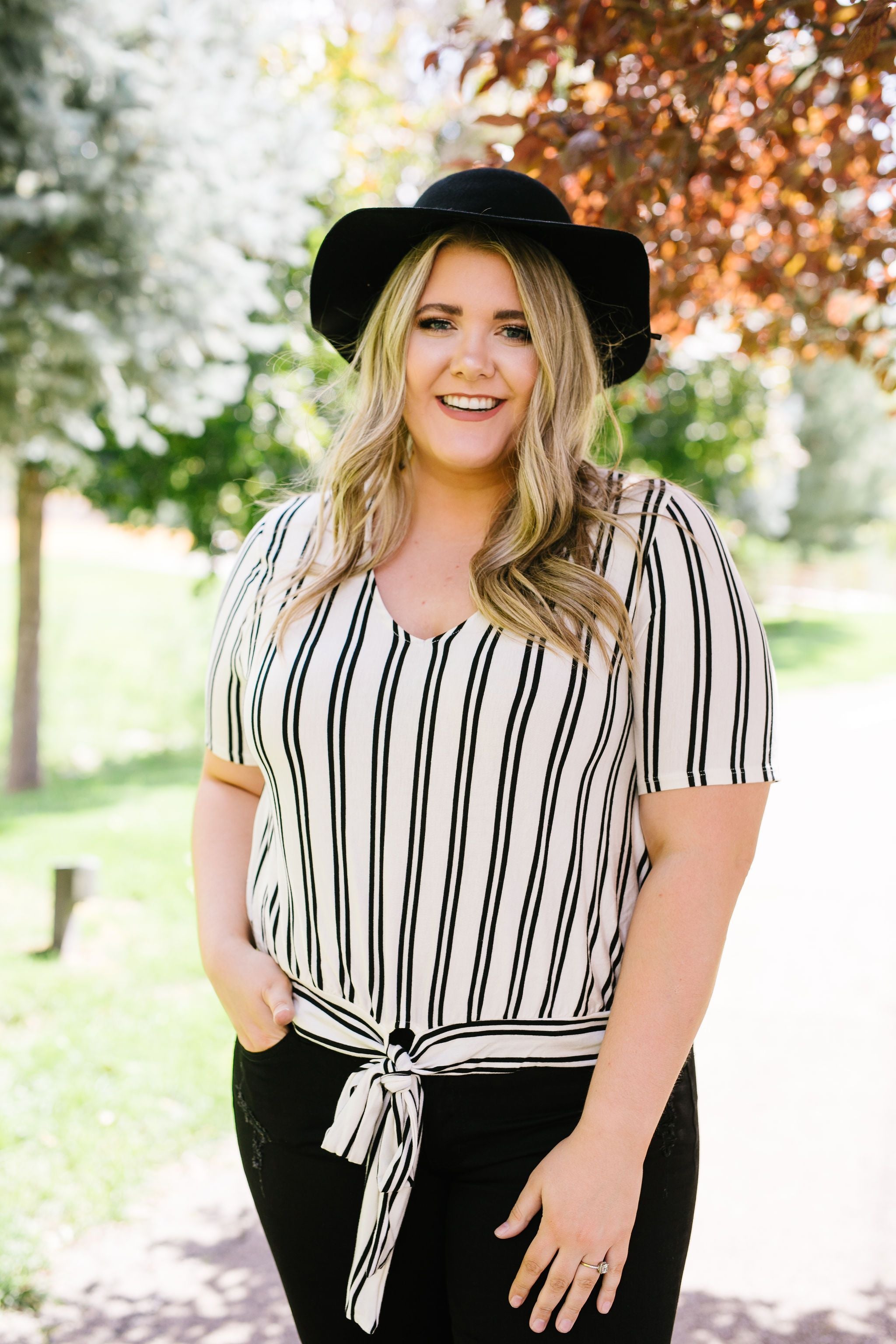 Stephanie Striped Blouse