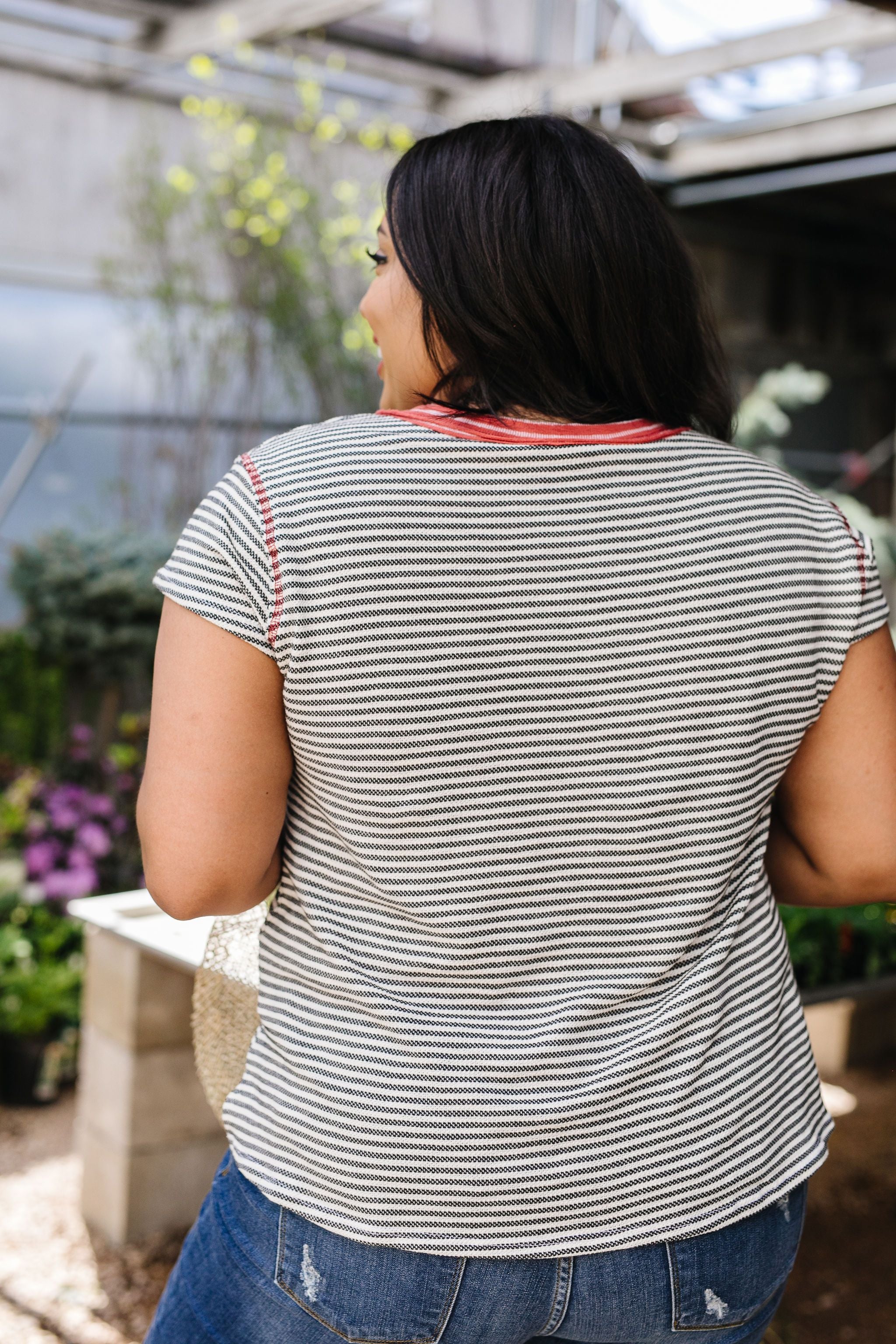 Striped Ringer Tee