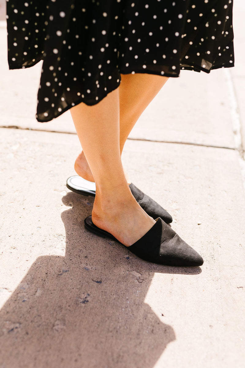 Suede In The Shade Mules